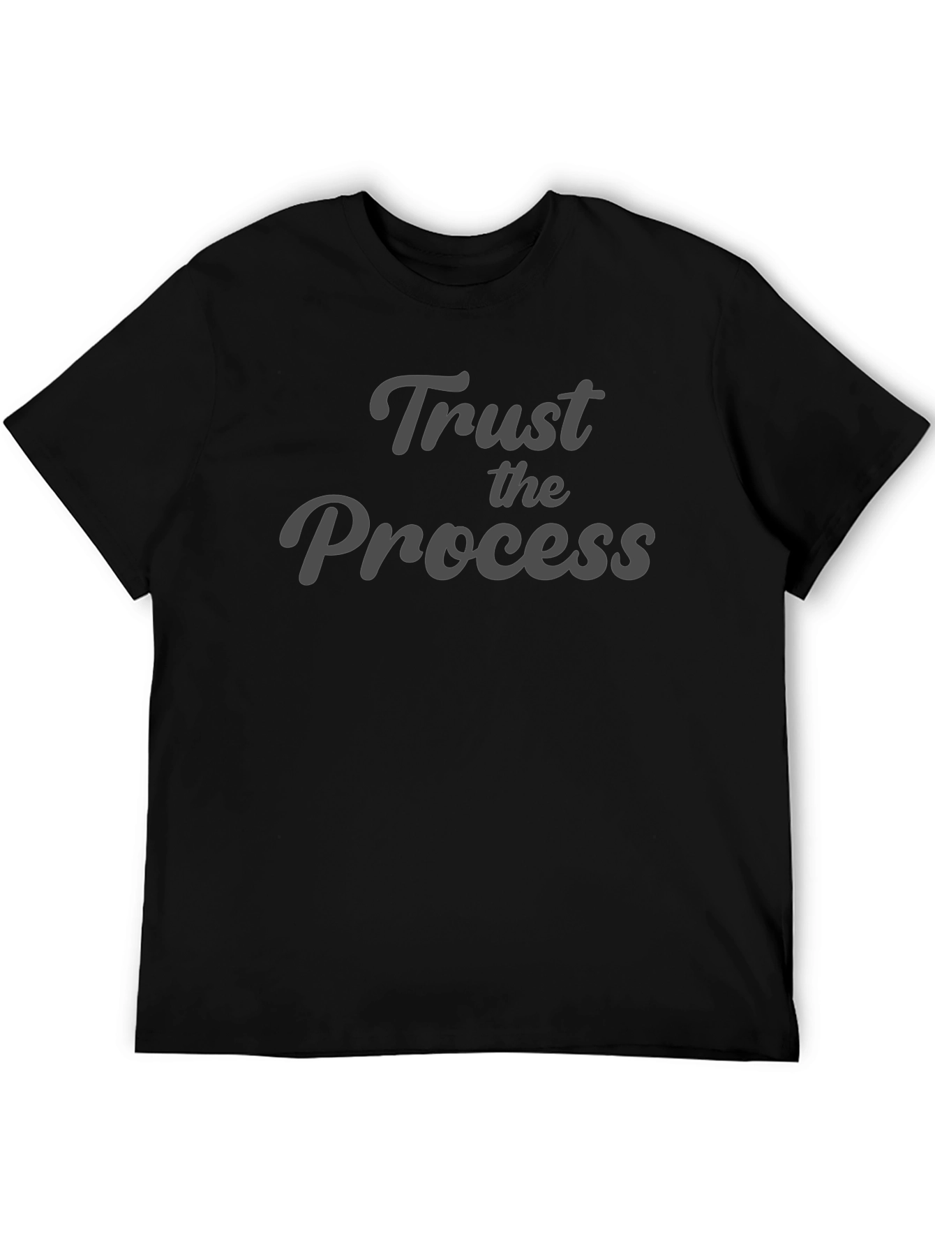 Trust the Process Graphic Tee - Black