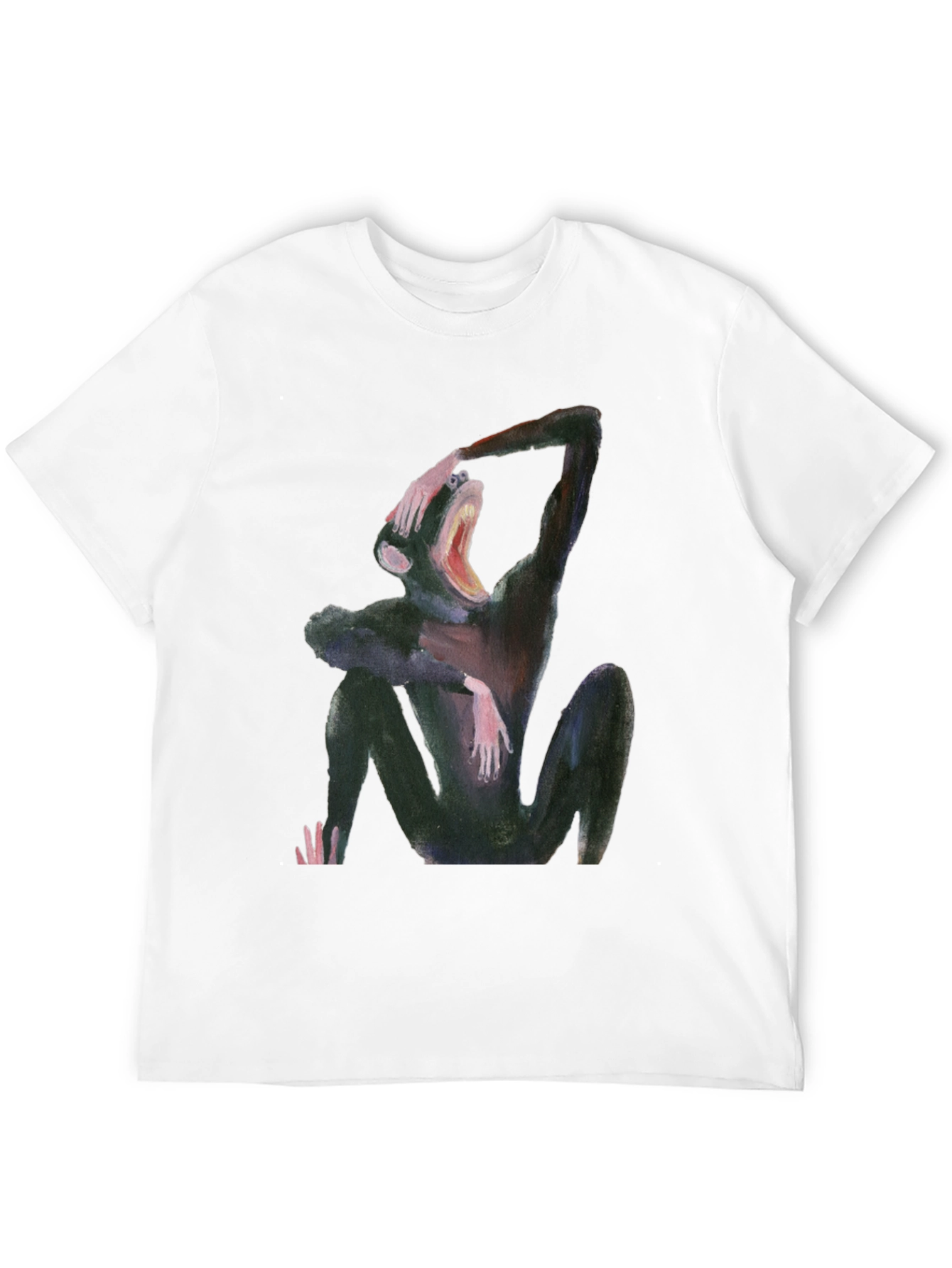 Monkey Graphic T-Shirt - Unique Artistic Design