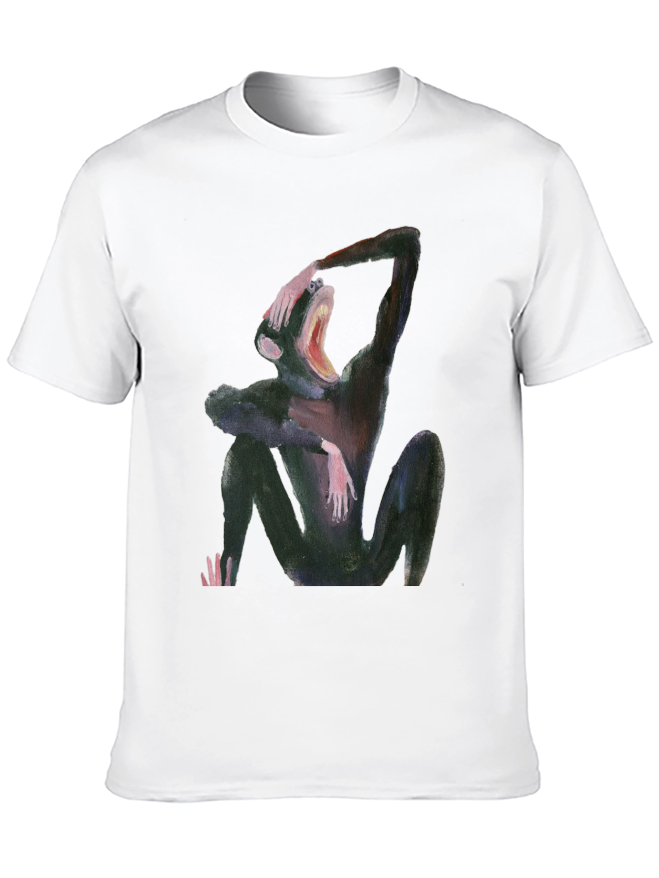 Monkey Graphic T-Shirt - Unique Artistic Design