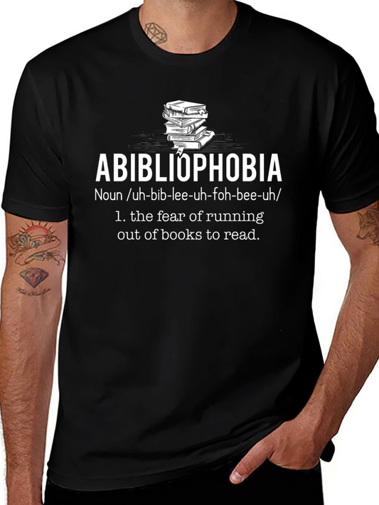 Abibliophobia Book Lover T-Shirt