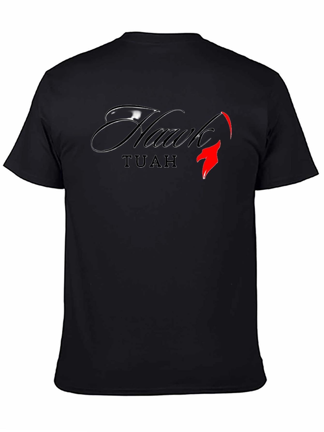Hawk TUAH Black Graphic Tee - Mens Style