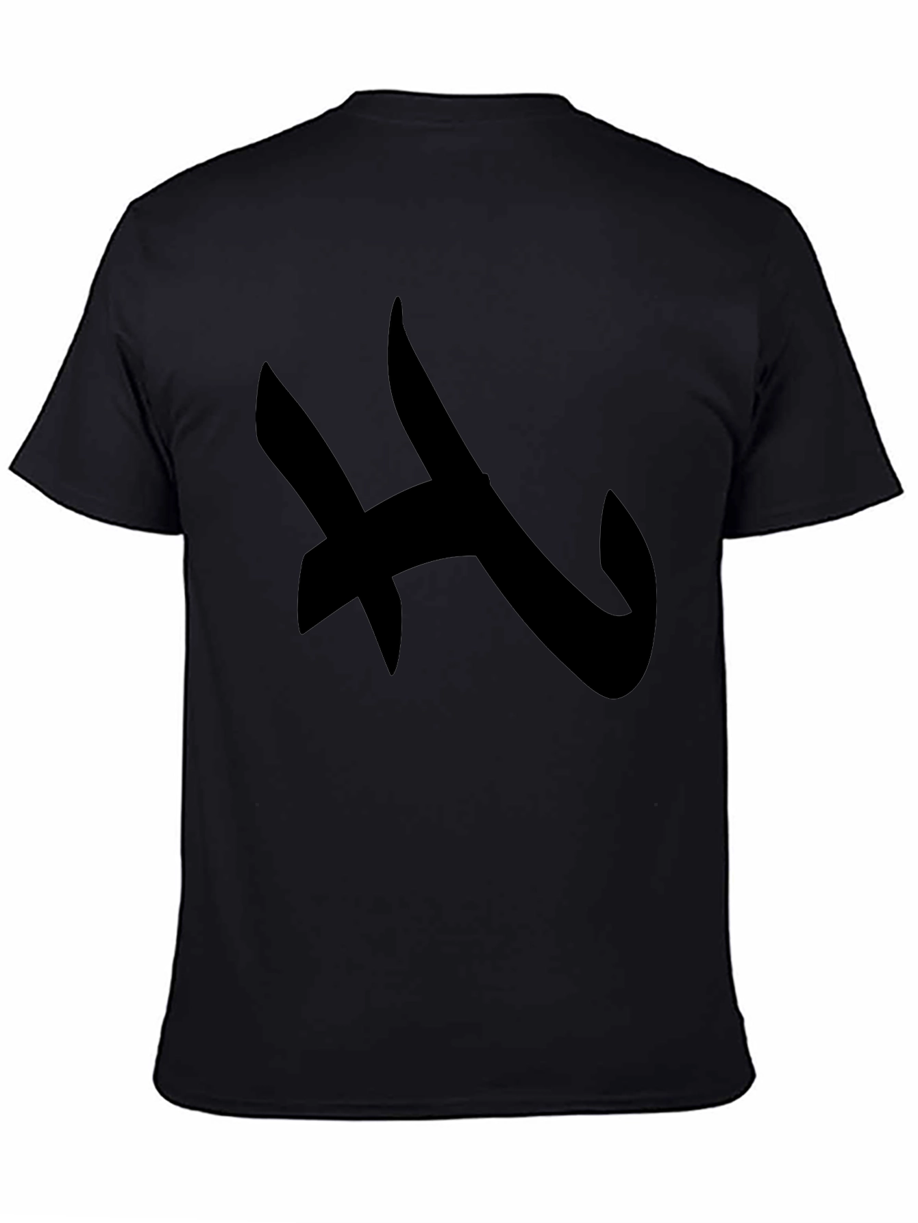 Abstract Black Graphic T-Shirt