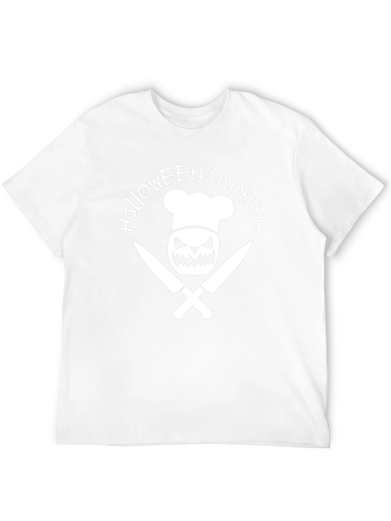 Halloween Cooking Graphic Tee - Spooky Chef Design