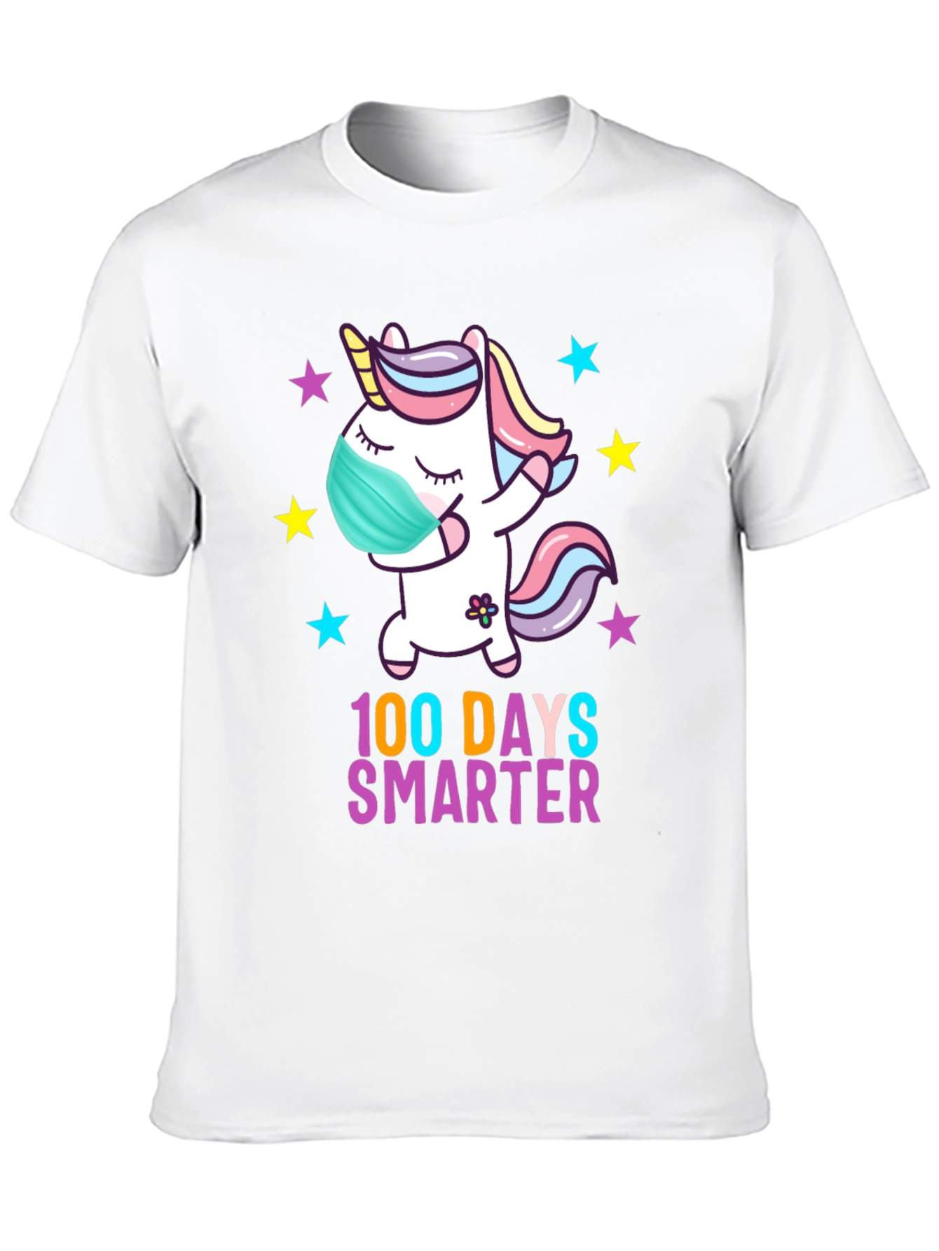 100 Days Smarter Unicorn T-Shirt