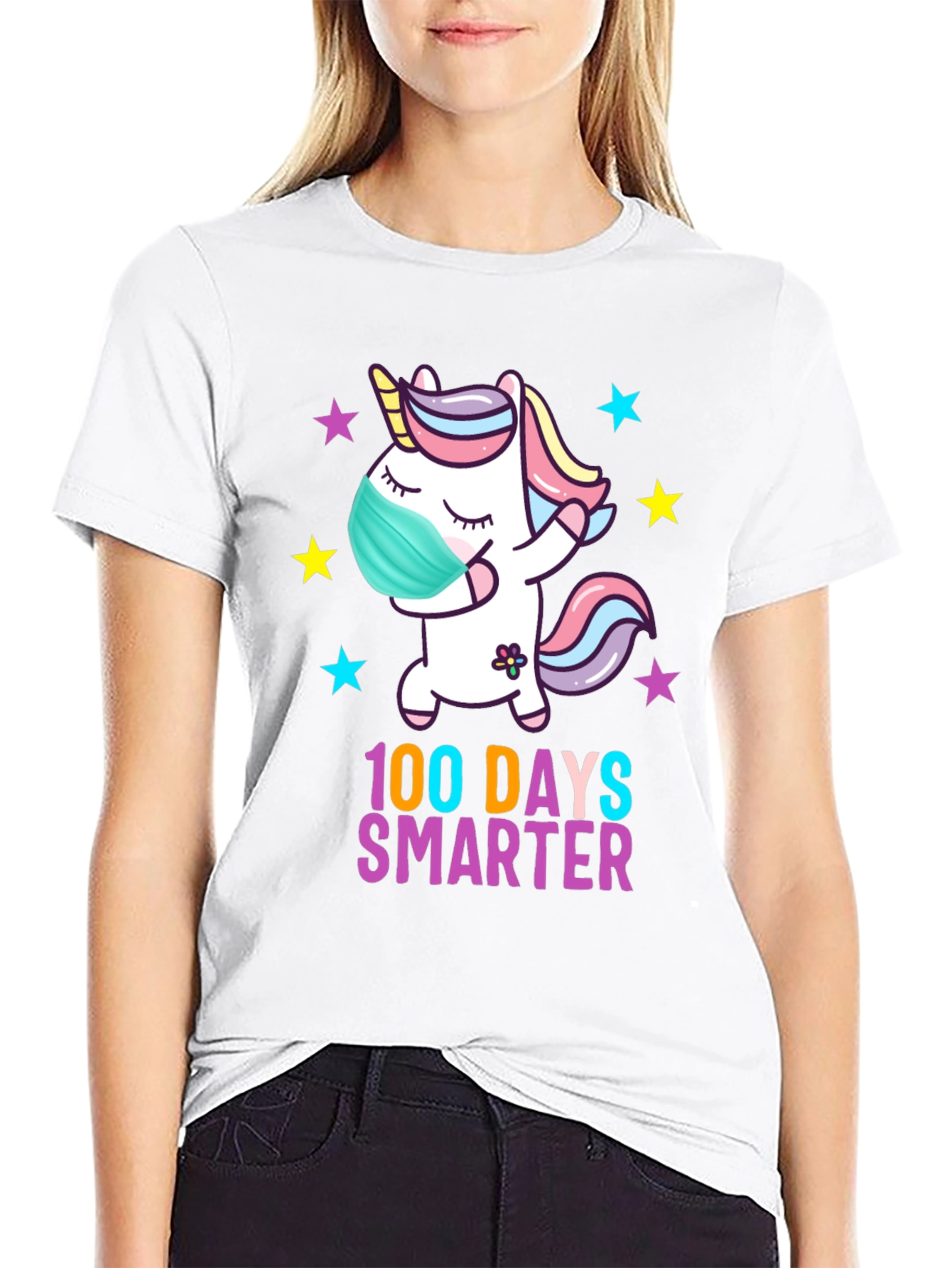 100 Days Smarter Unicorn T-Shirt