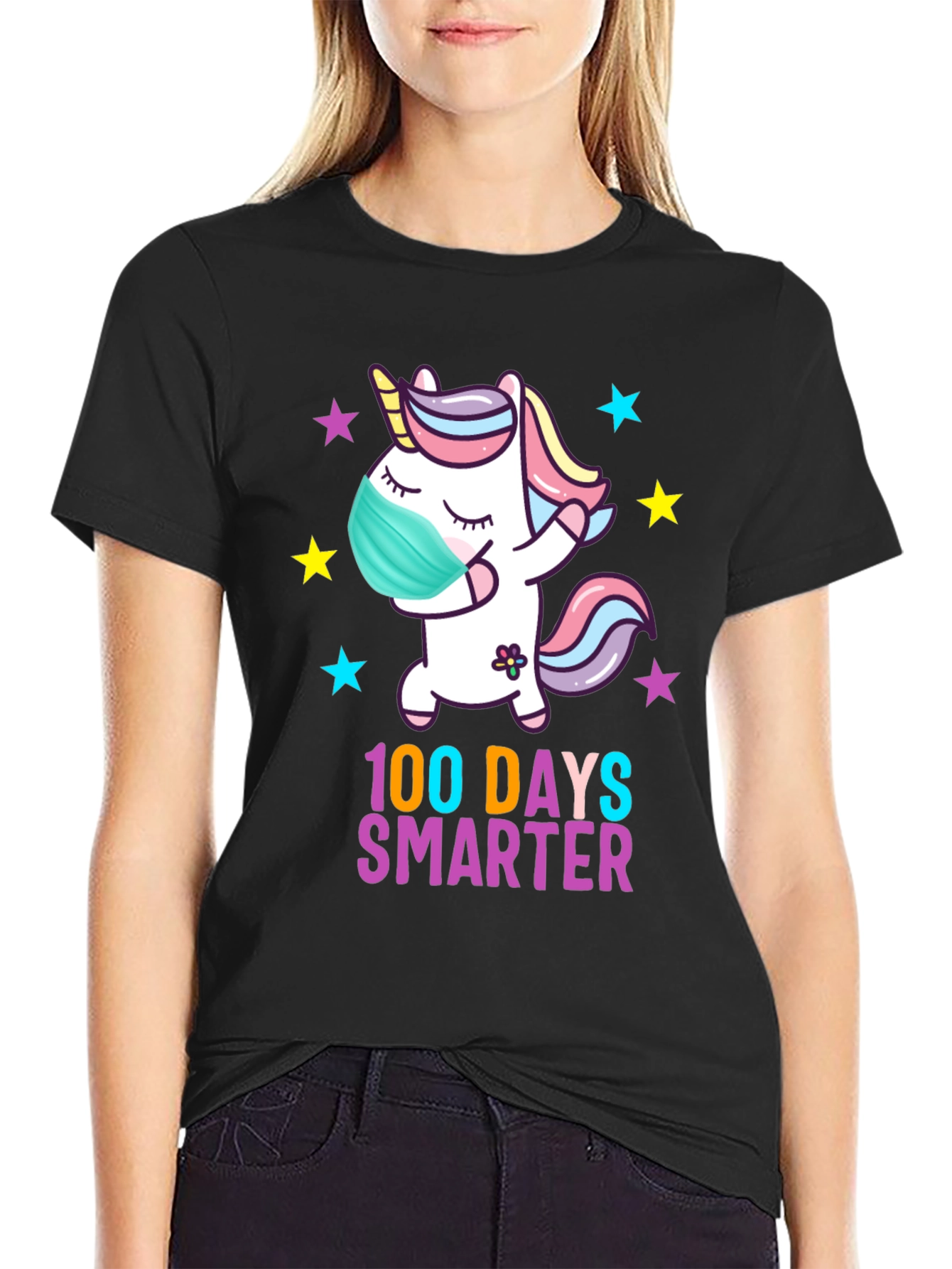 100 Days Smarter Unicorn T-Shirt