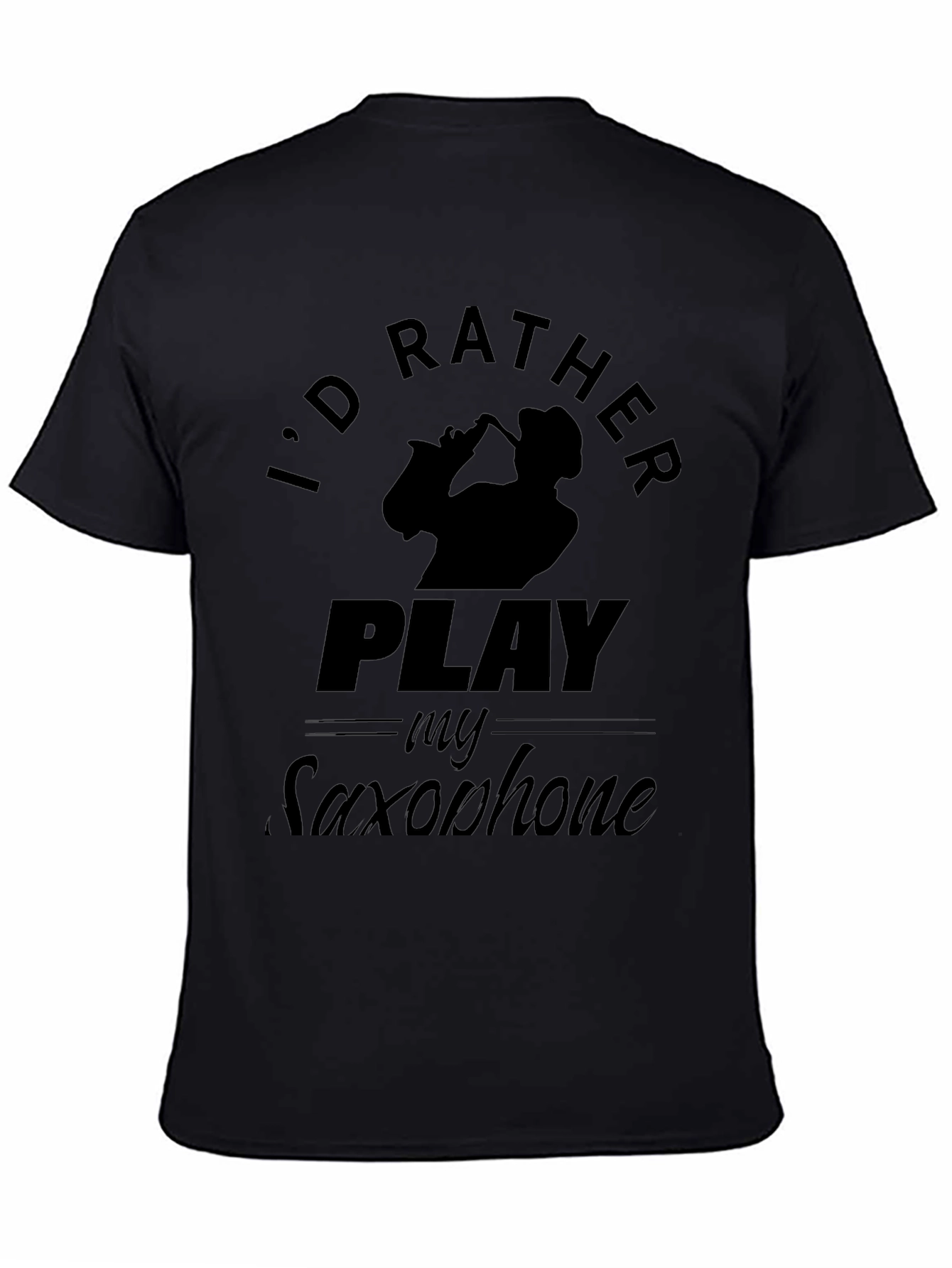 Saxophone Player Graphic T-Shirt - Music Lover Tee