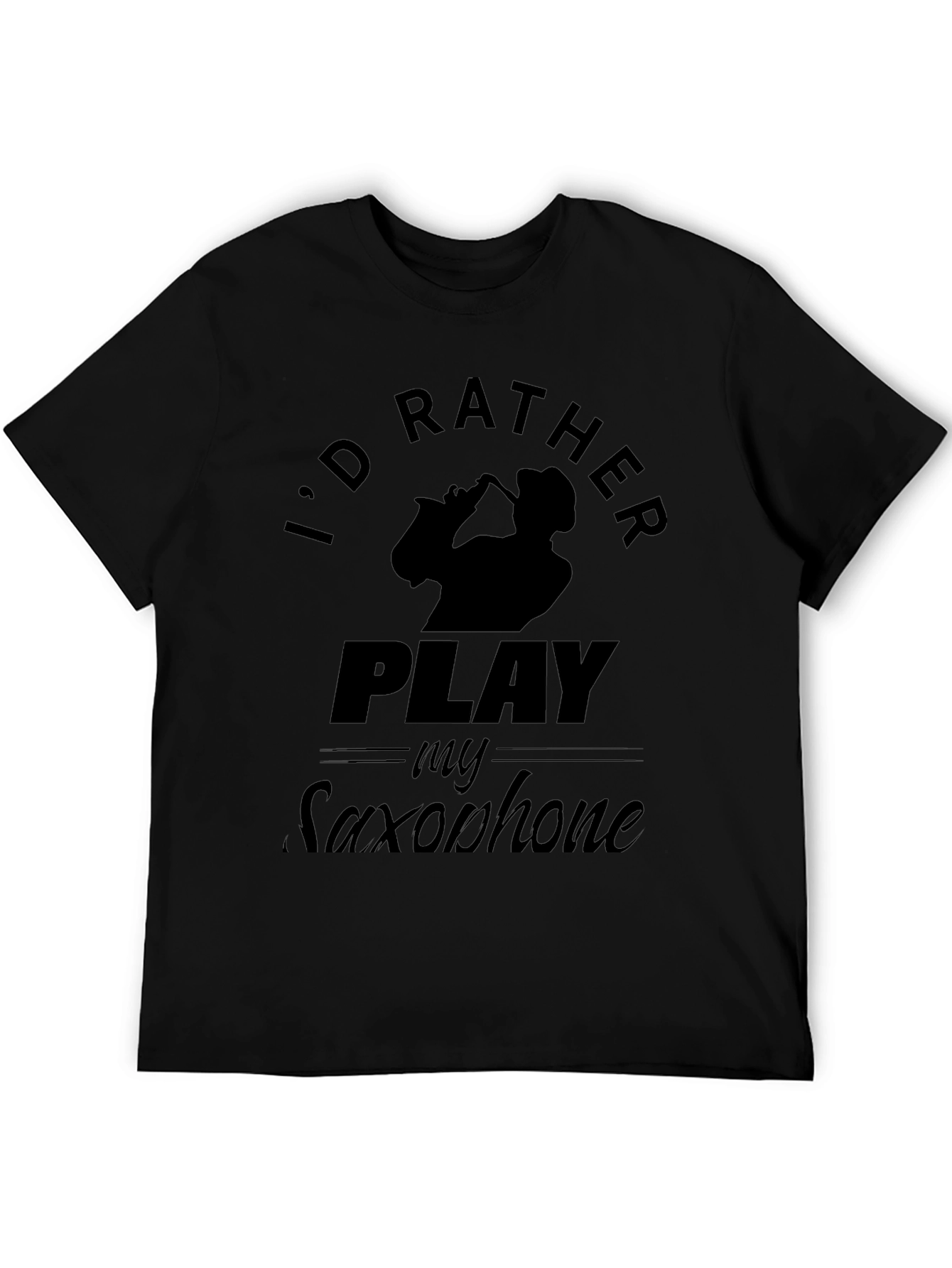 Saxophone Player Graphic T-Shirt - Music Lover Tee