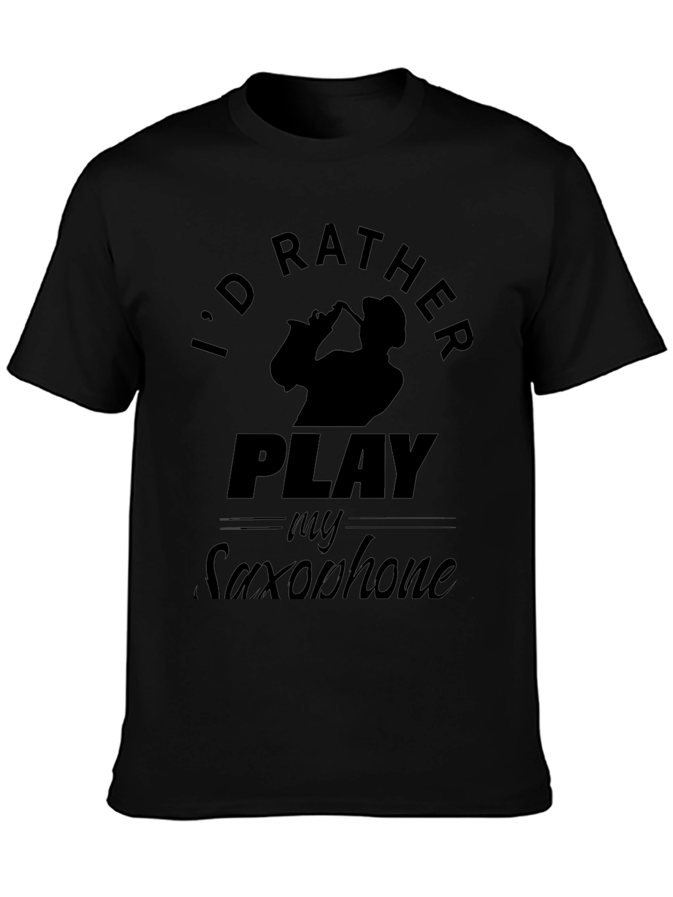 Saxophone Player Graphic T-Shirt - Music Lover Tee