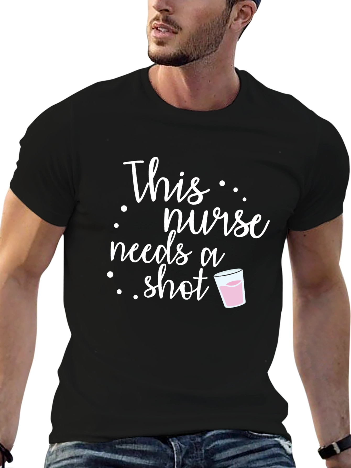 This Nurse Needs A Shot Graphic T-Shirt