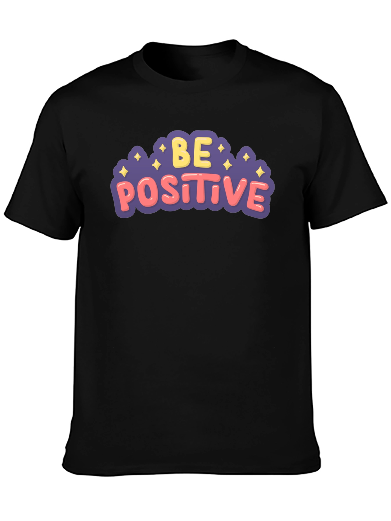 Be Positive Graphic Tee - Mens Comfort