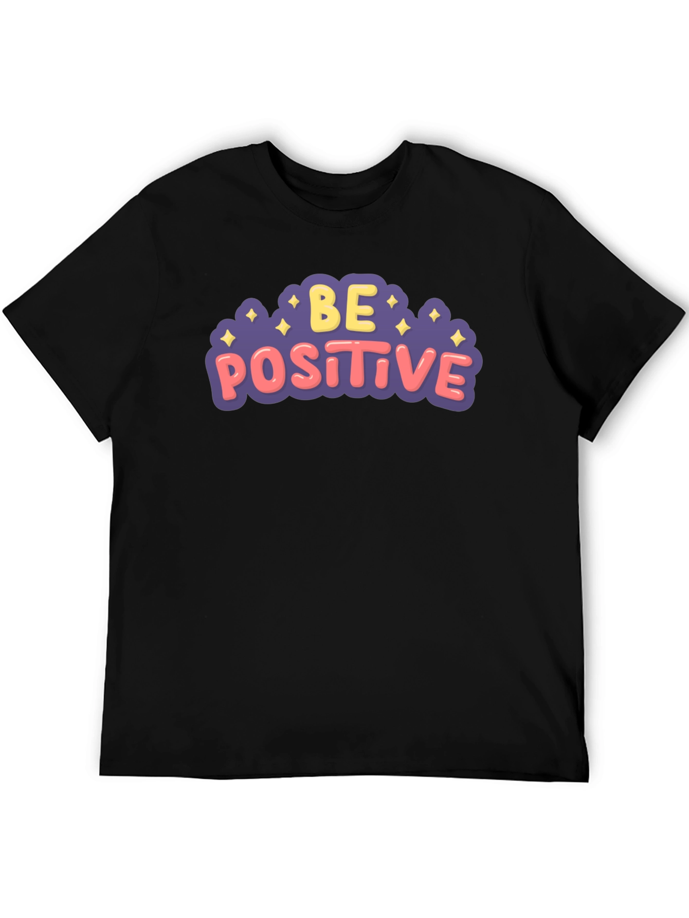Be Positive Graphic Tee - Mens Comfort