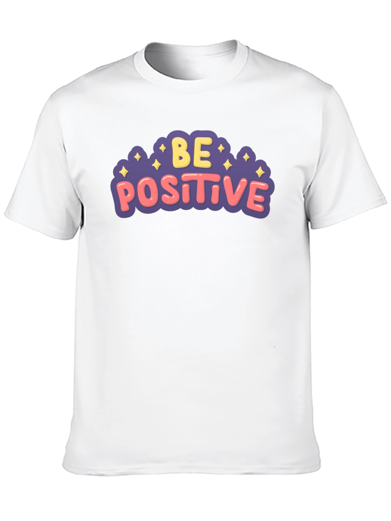 Be Positive Graphic Tee - Mens Comfort