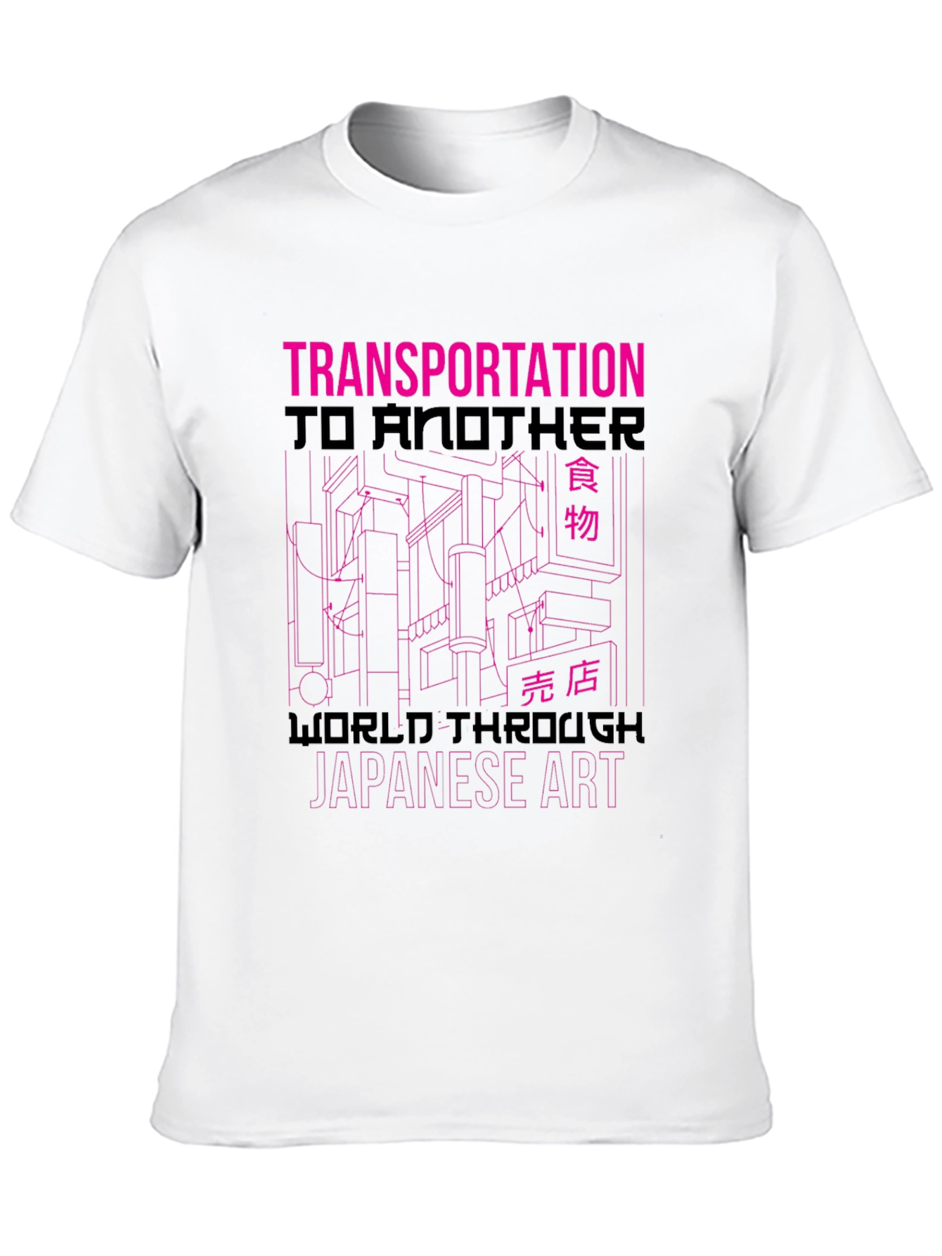 Transportation Japanese Art Graphic Tee