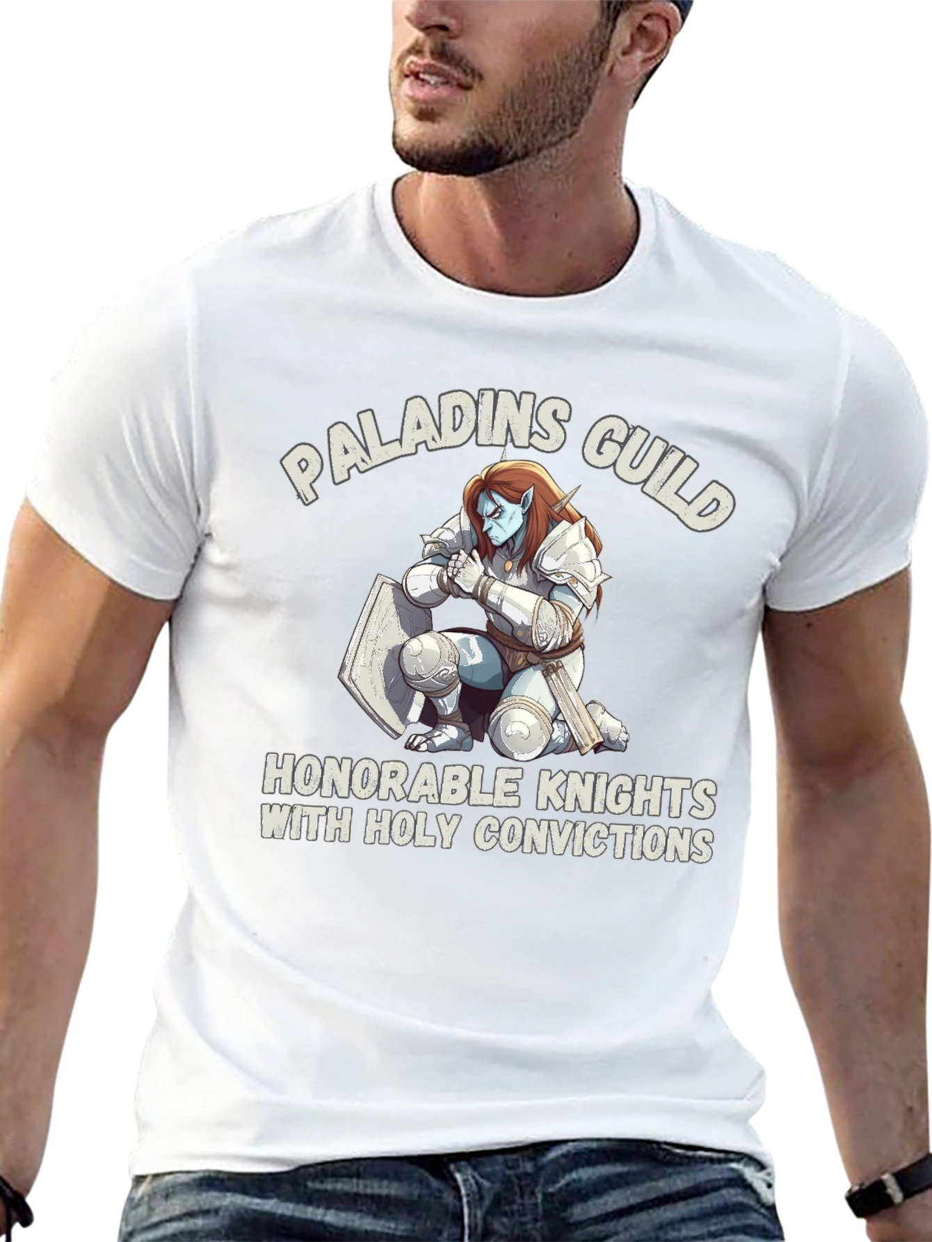 Paladins Guild T-Shirt: Honorable Knights Design