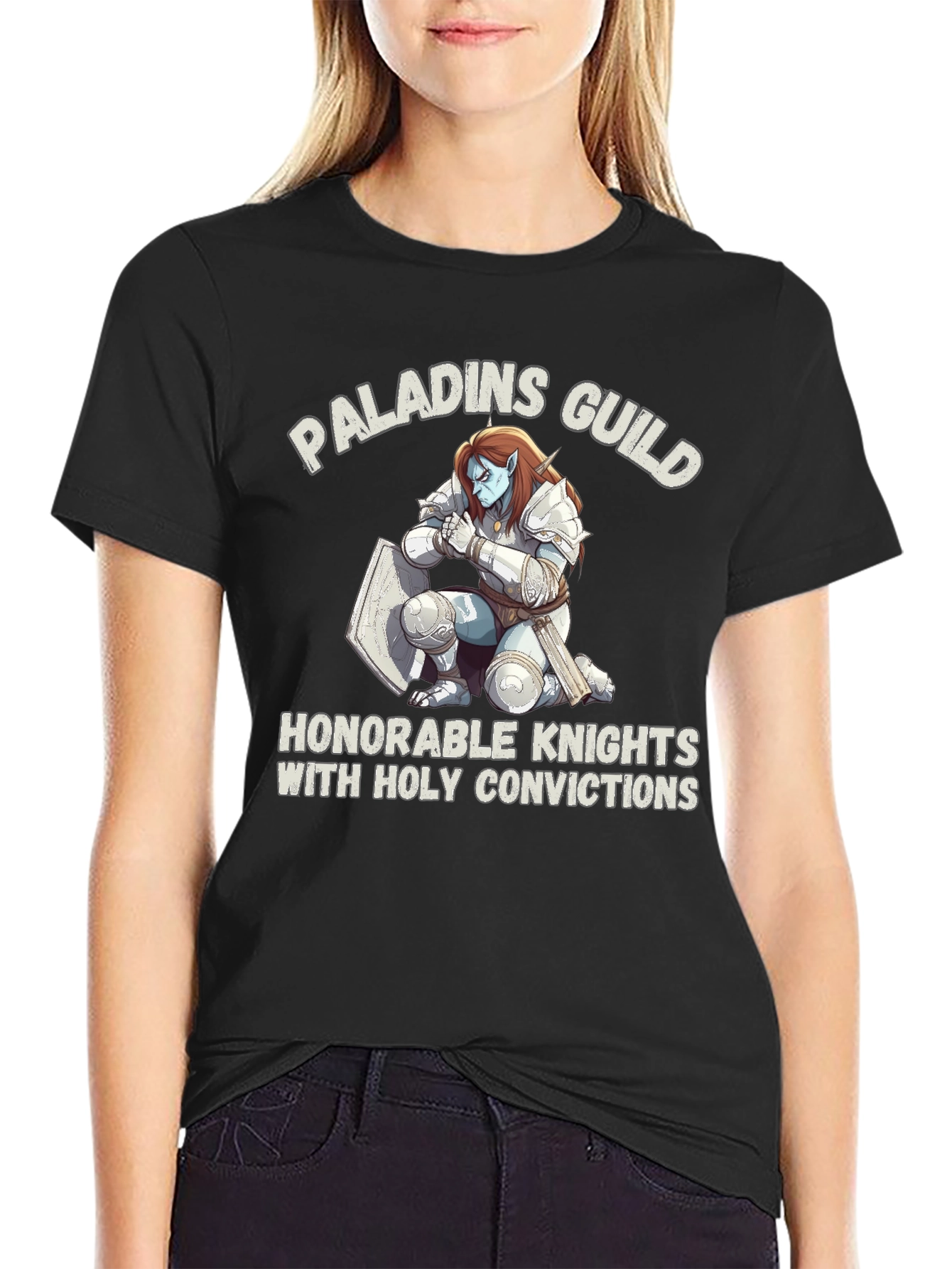Paladins Guild T-Shirt: Honorable Knights Design