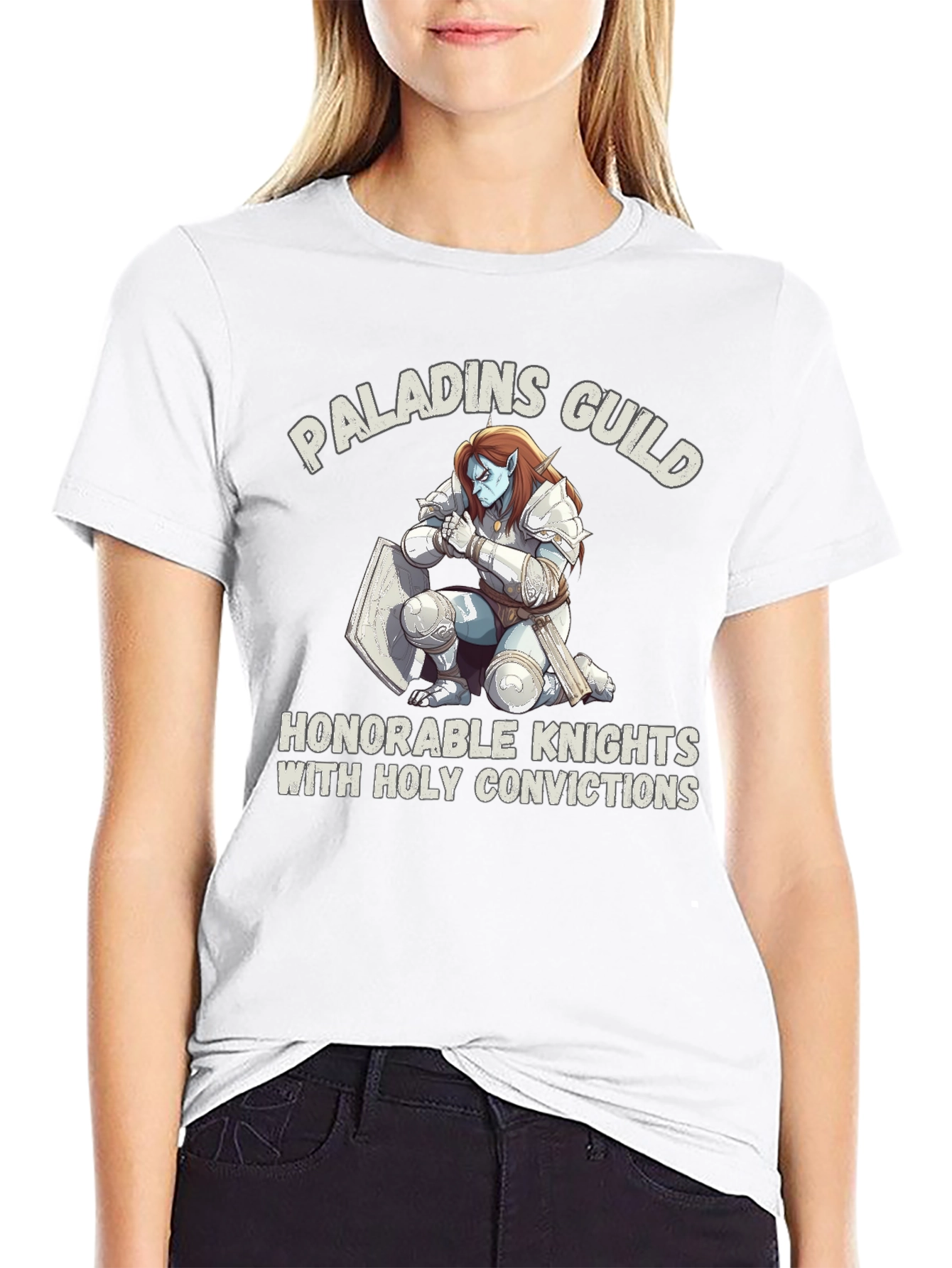 Paladins Guild T-Shirt: Honorable Knights Design