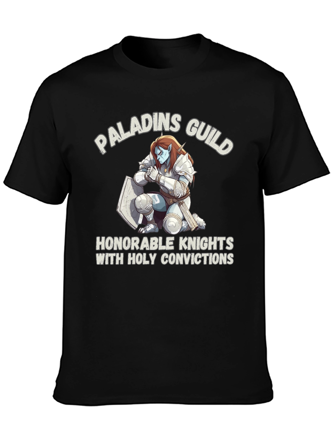 Paladins Guild T-Shirt: Honorable Knights Design