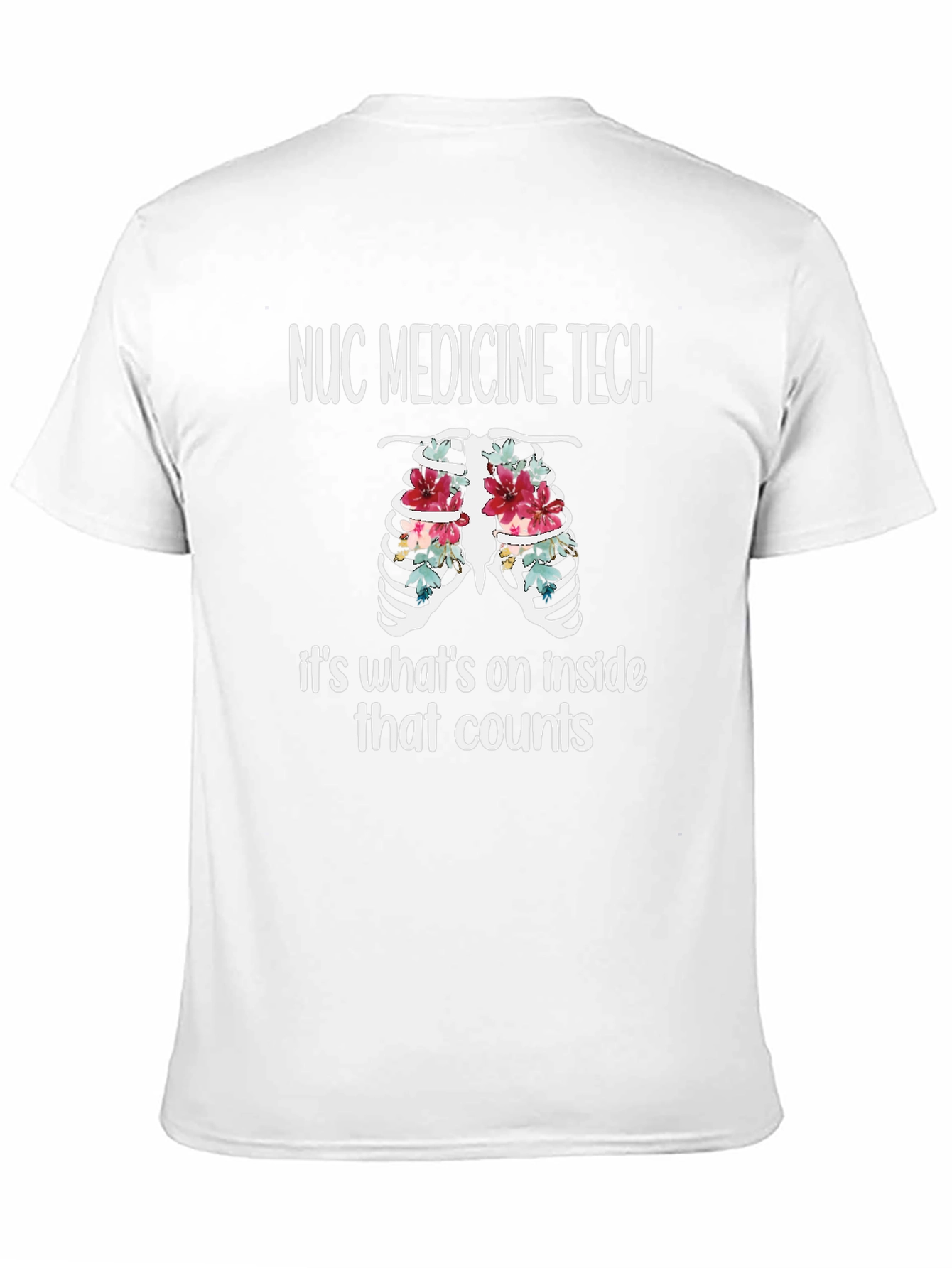 NUC Medicine Tech Floral Ribcage T-Shirt