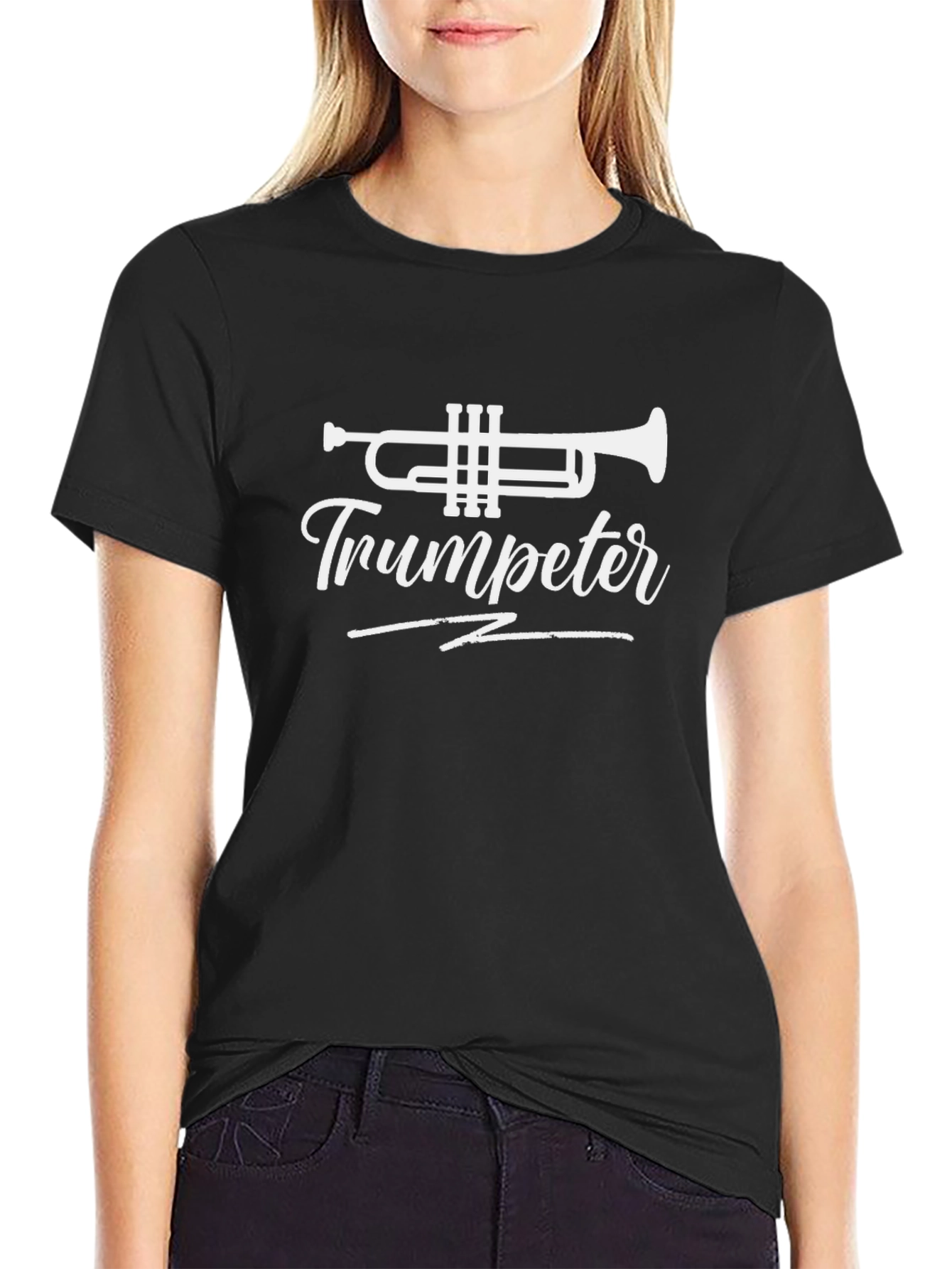 Trumpeter Graphic Tee - Musical Instrument T-Shirt