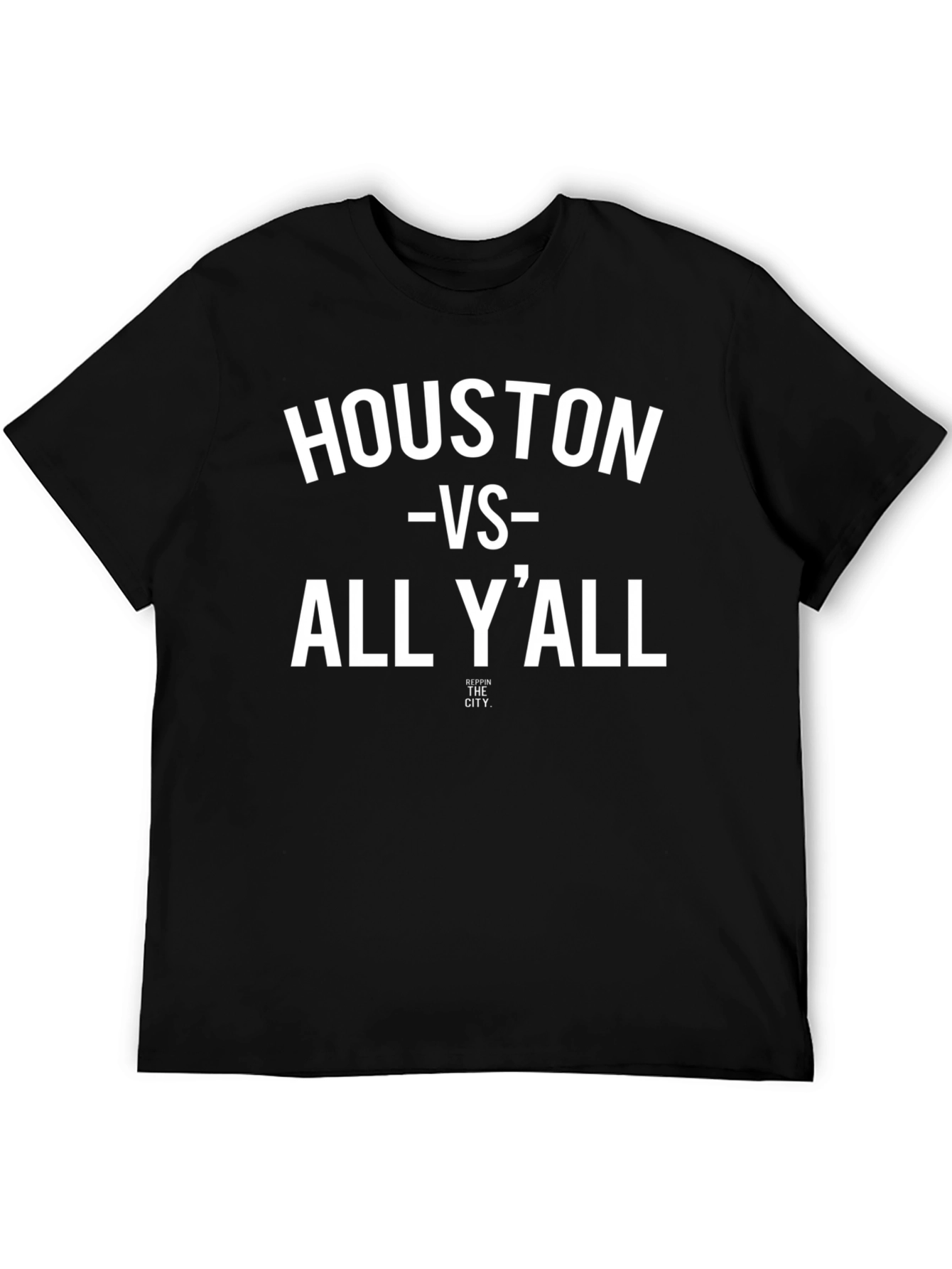Houston VS All Yall Black T-Shirt