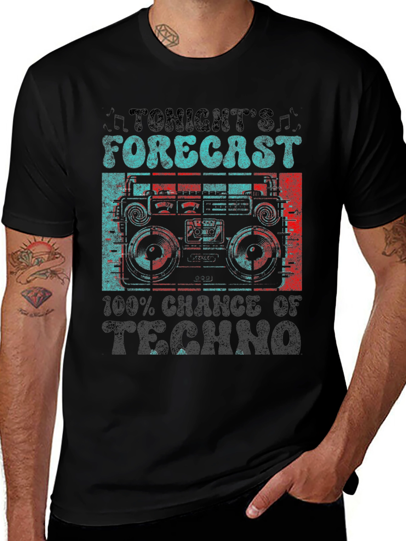 Tonights Forecast Techno Tee