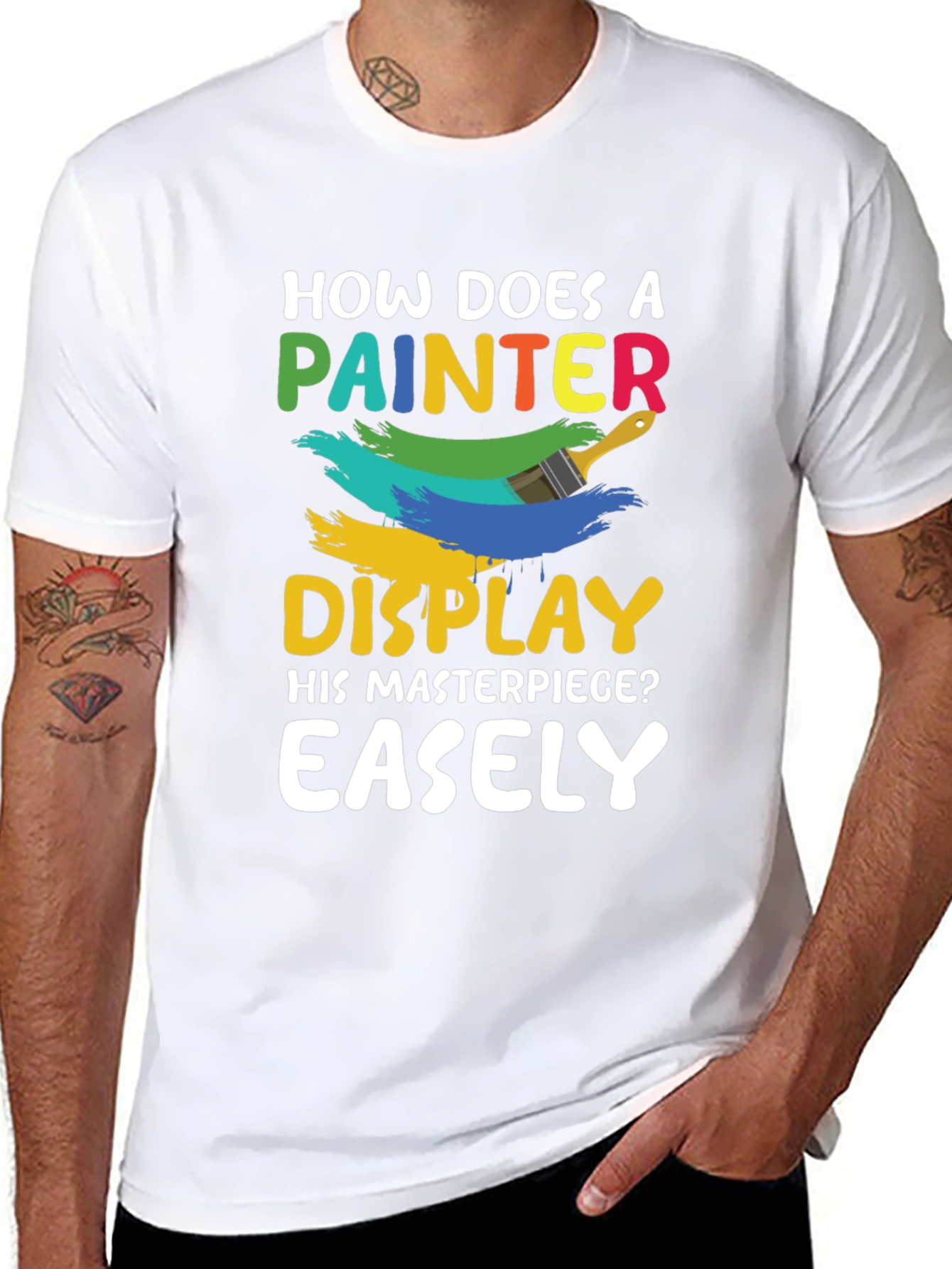Painter Pun T-Shirt - Masterpiece Display