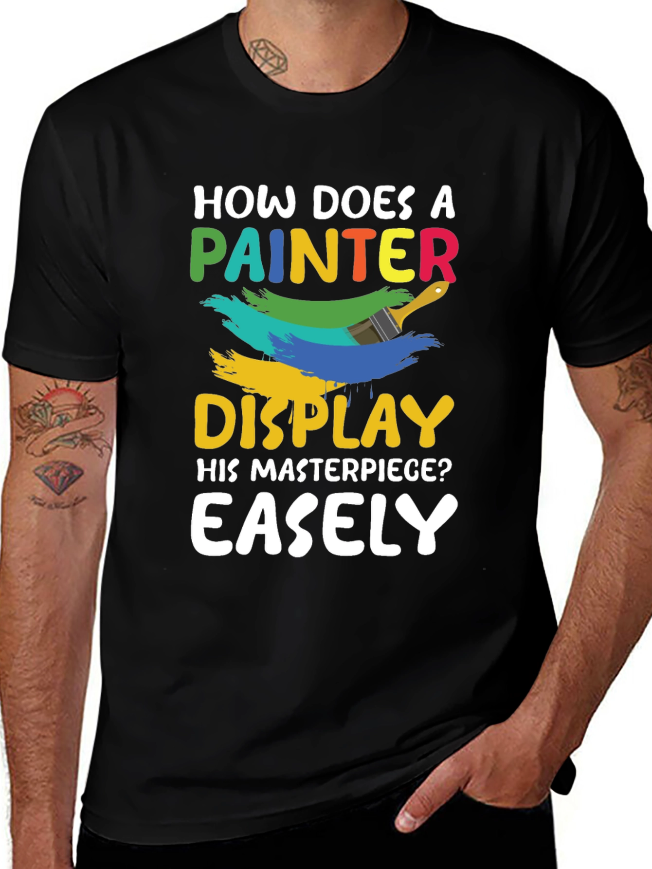 Painter Pun T-Shirt - Masterpiece Display