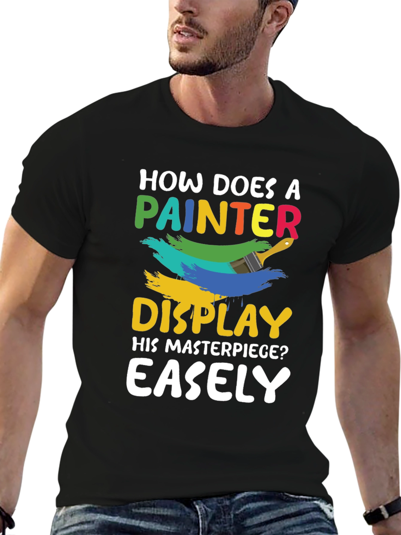 Painter Pun T-Shirt - Masterpiece Display
