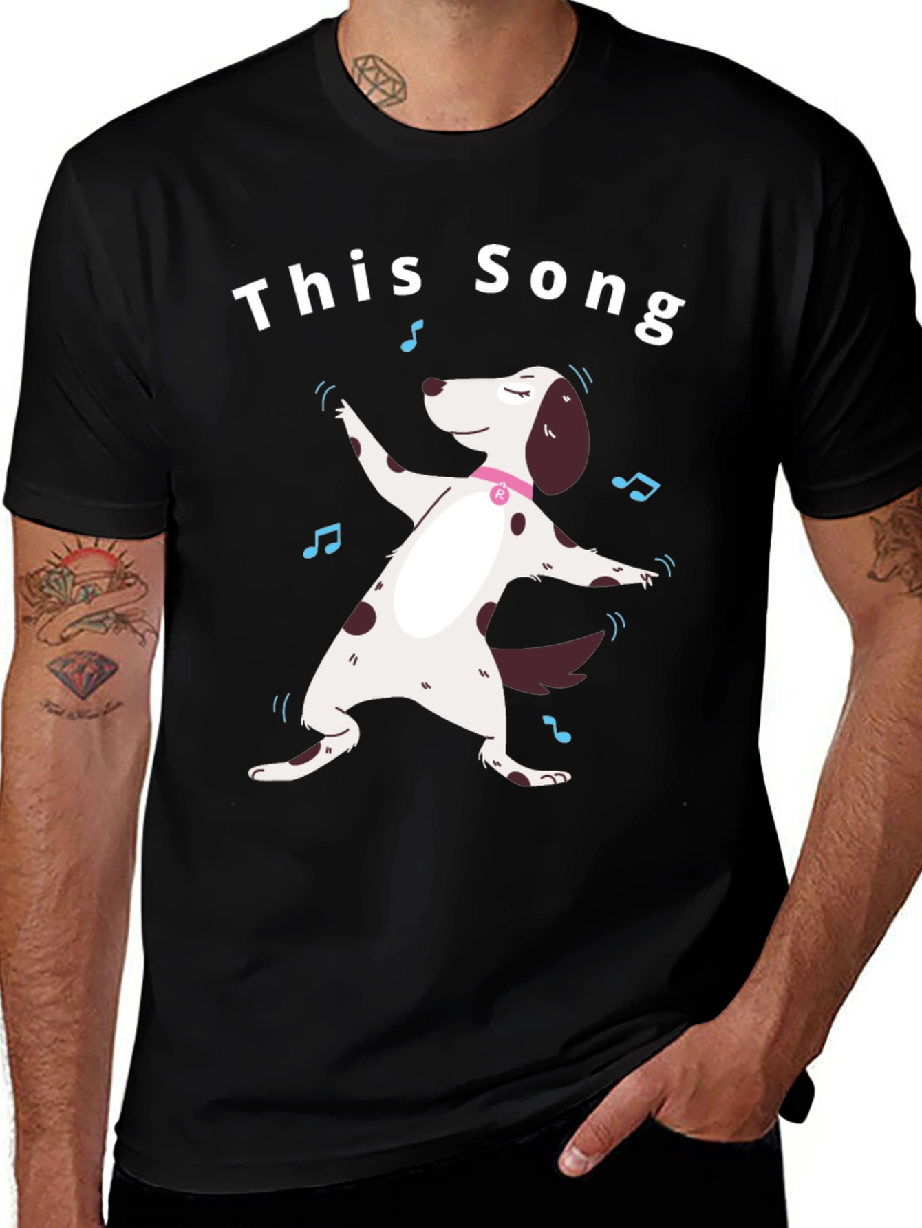 This Song T-Shirt - Dancing Dog Design