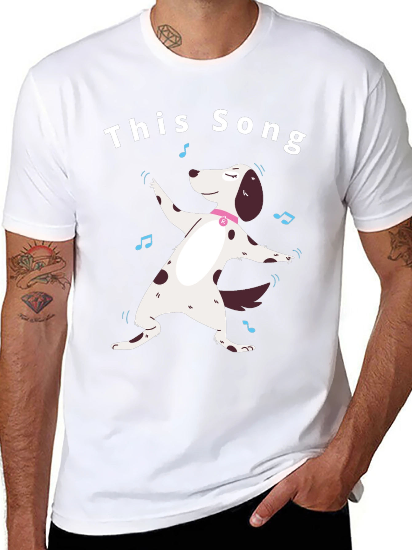 This Song T-Shirt - Dancing Dog Design