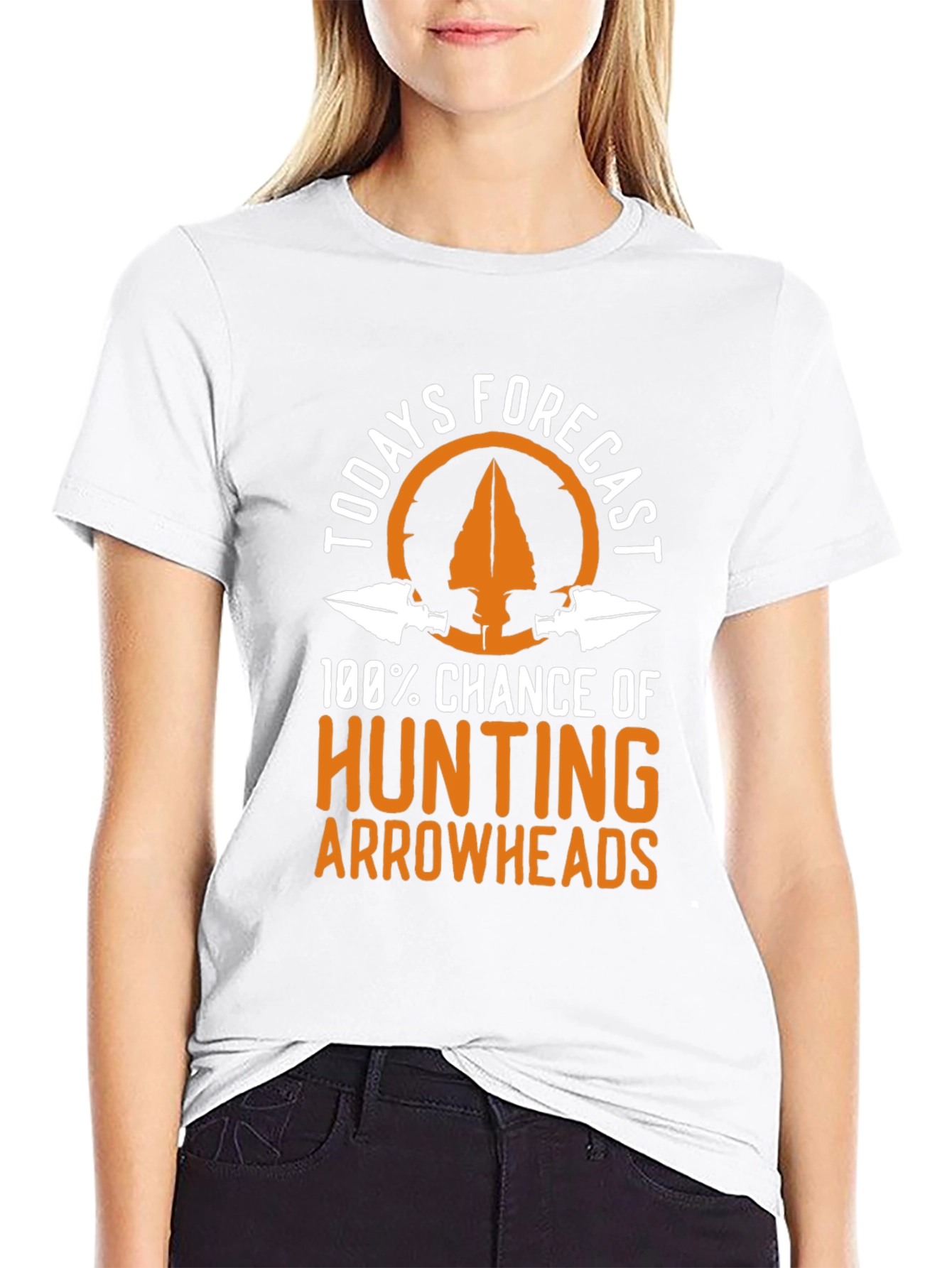 Hunting Arrowheads Forecast Graphic T-Shirt