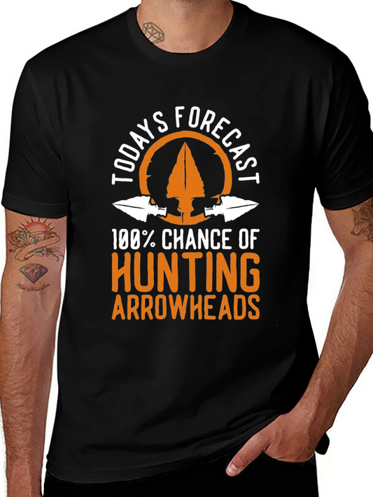 Hunting Arrowheads Forecast Graphic T-Shirt