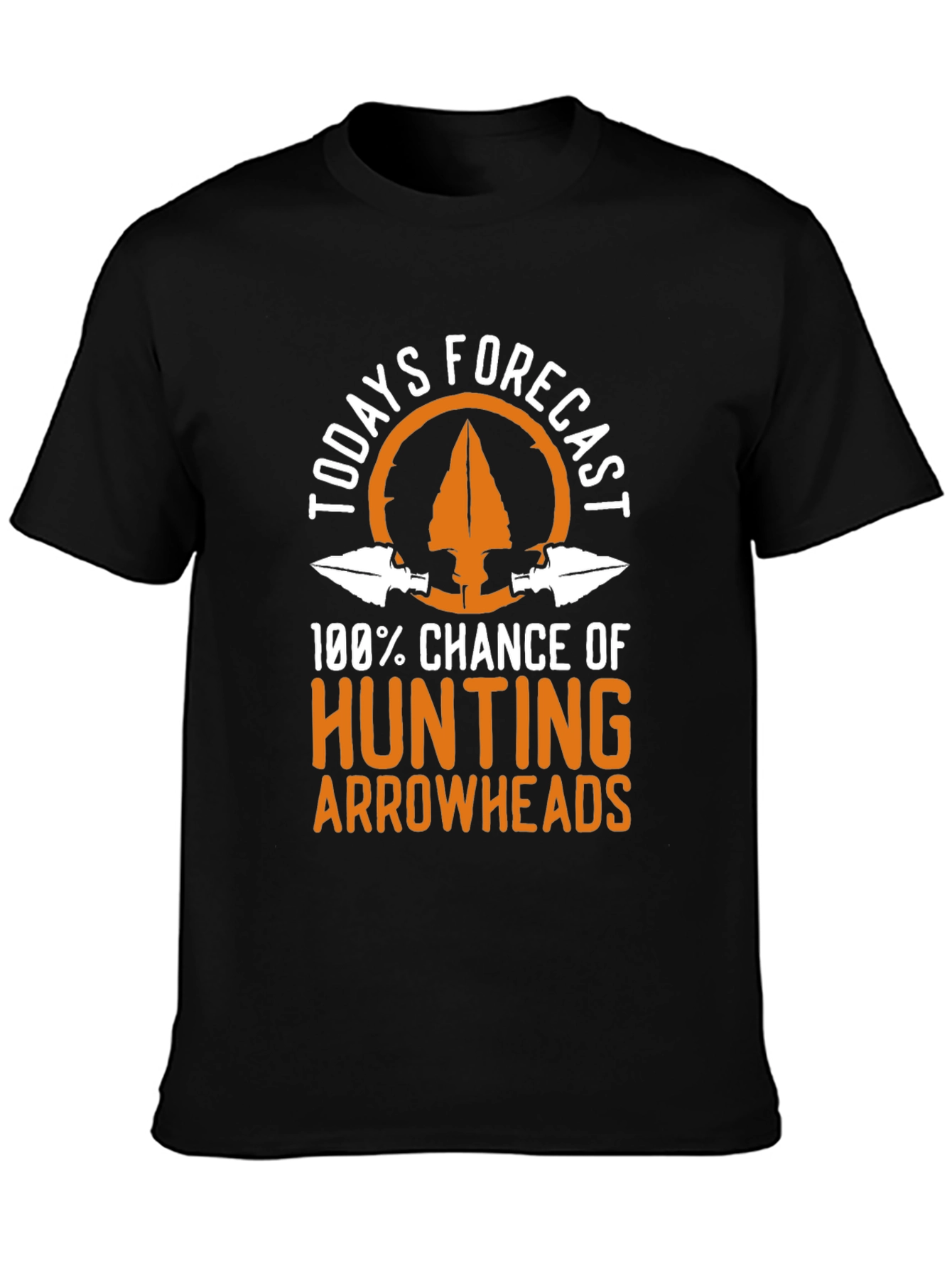 Hunting Arrowheads Forecast Graphic T-Shirt