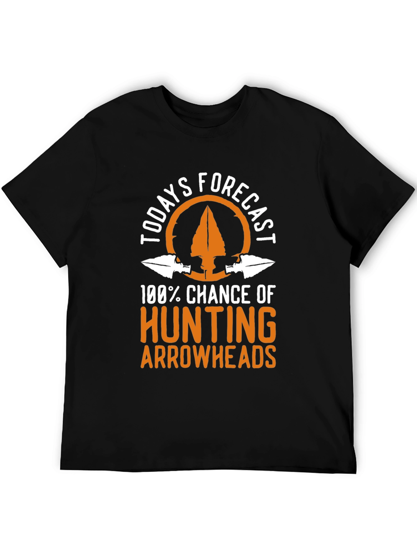 Hunting Arrowheads Forecast Graphic T-Shirt
