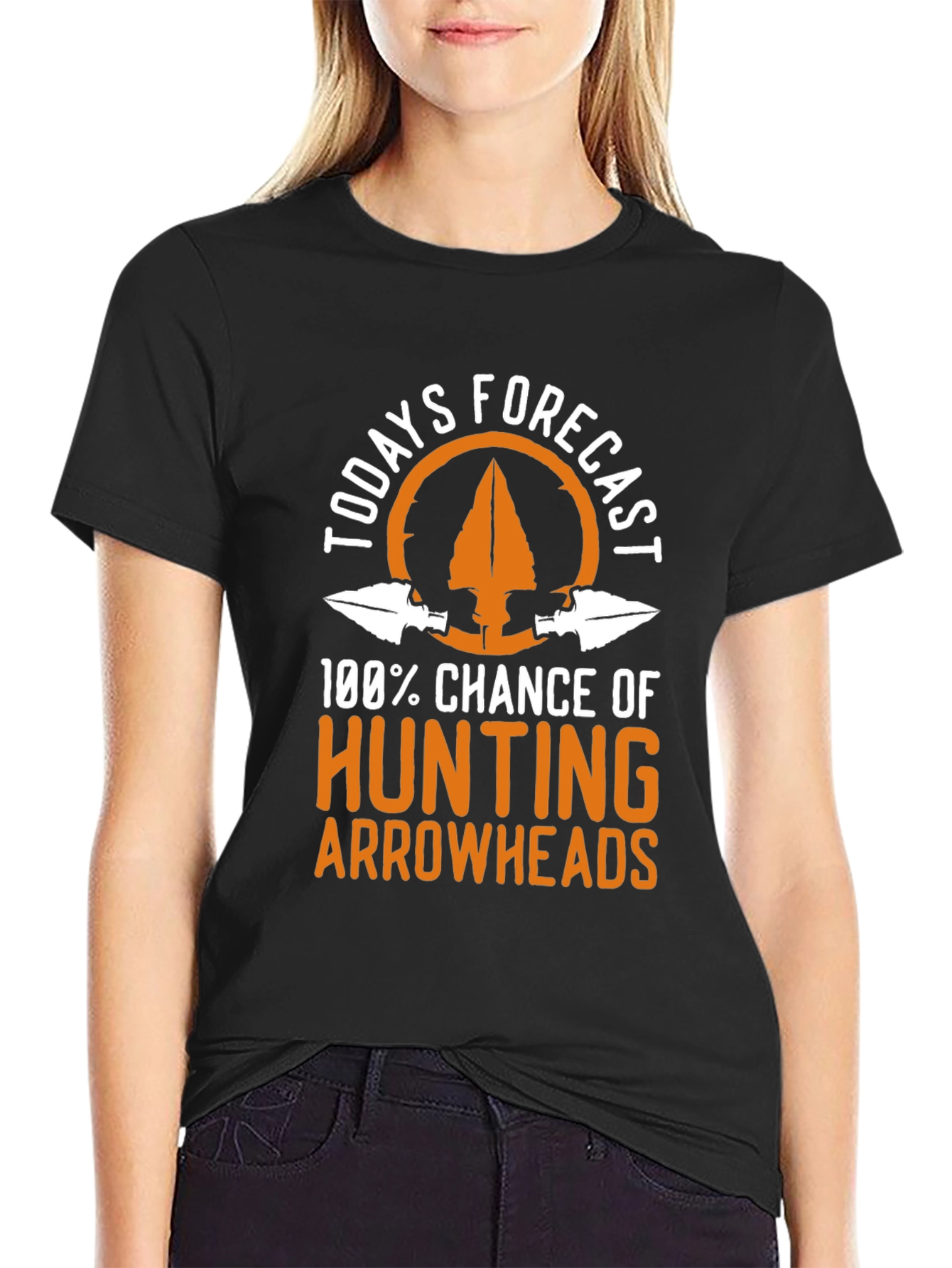 Hunting Arrowheads Forecast Graphic T-Shirt