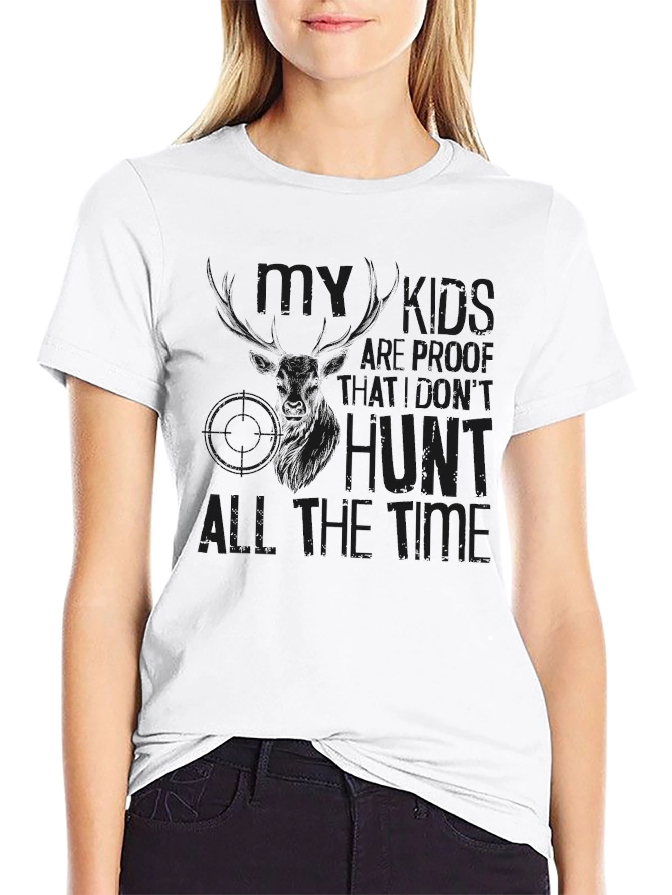 Hunting Dad Joke T-Shirt: My Kids are Proof