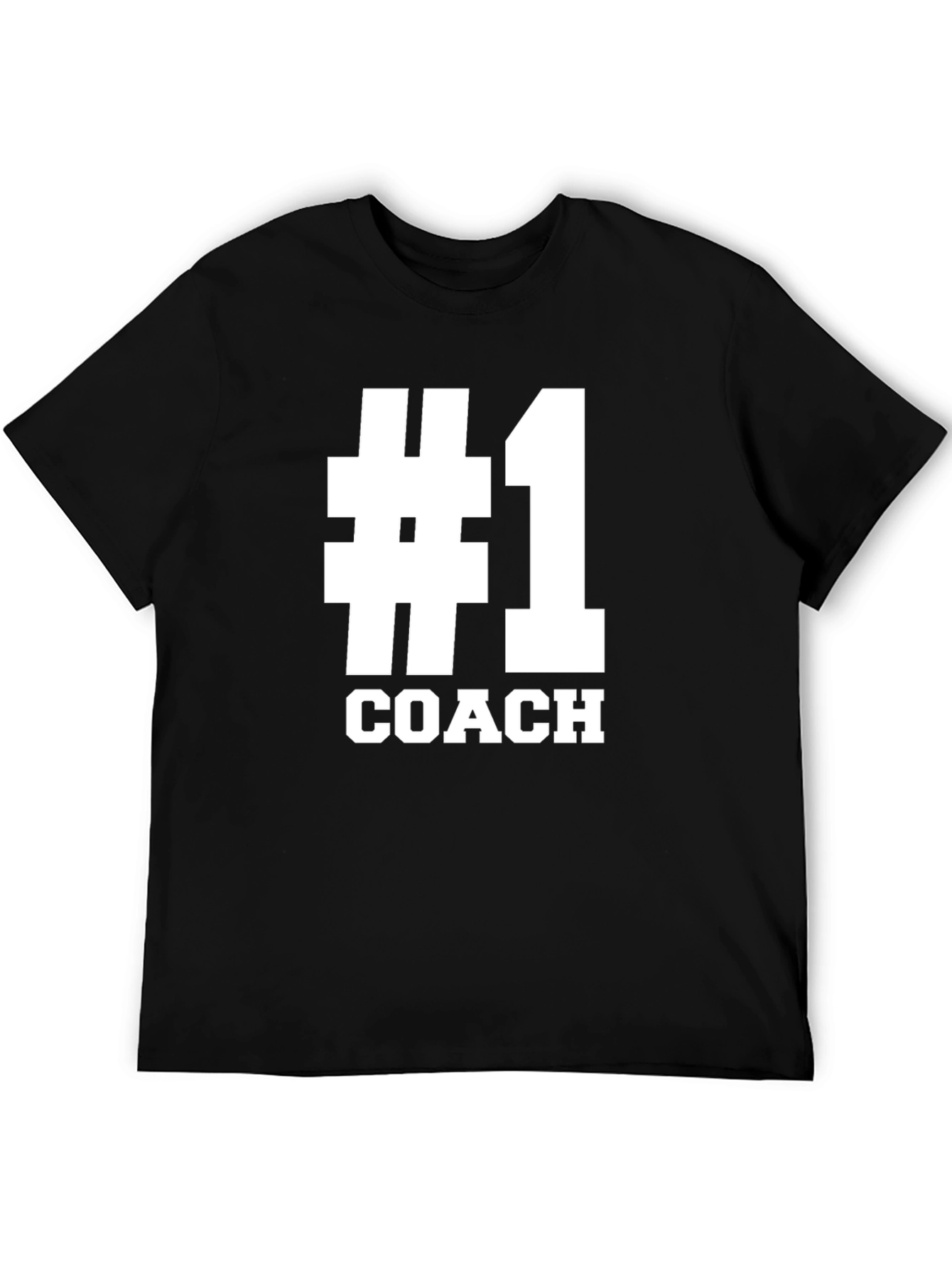 Number One Coach Black T-Shirt