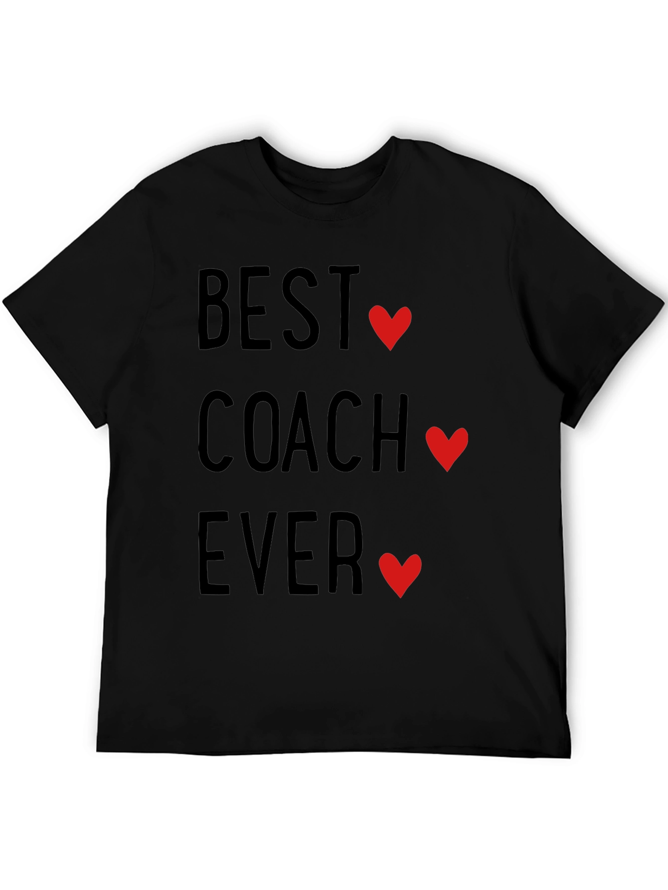 Best Coach Ever T-Shirt - Heart Design