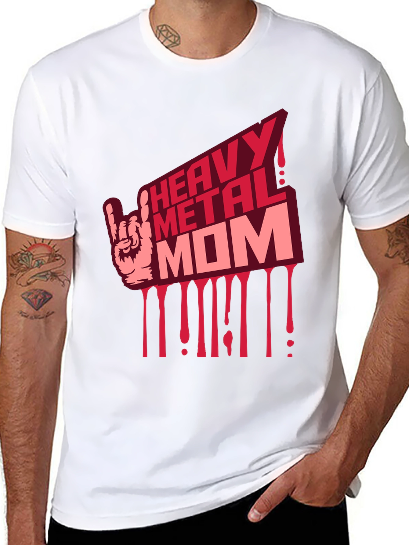 Heavy Metal Mom Graphic T-Shirt