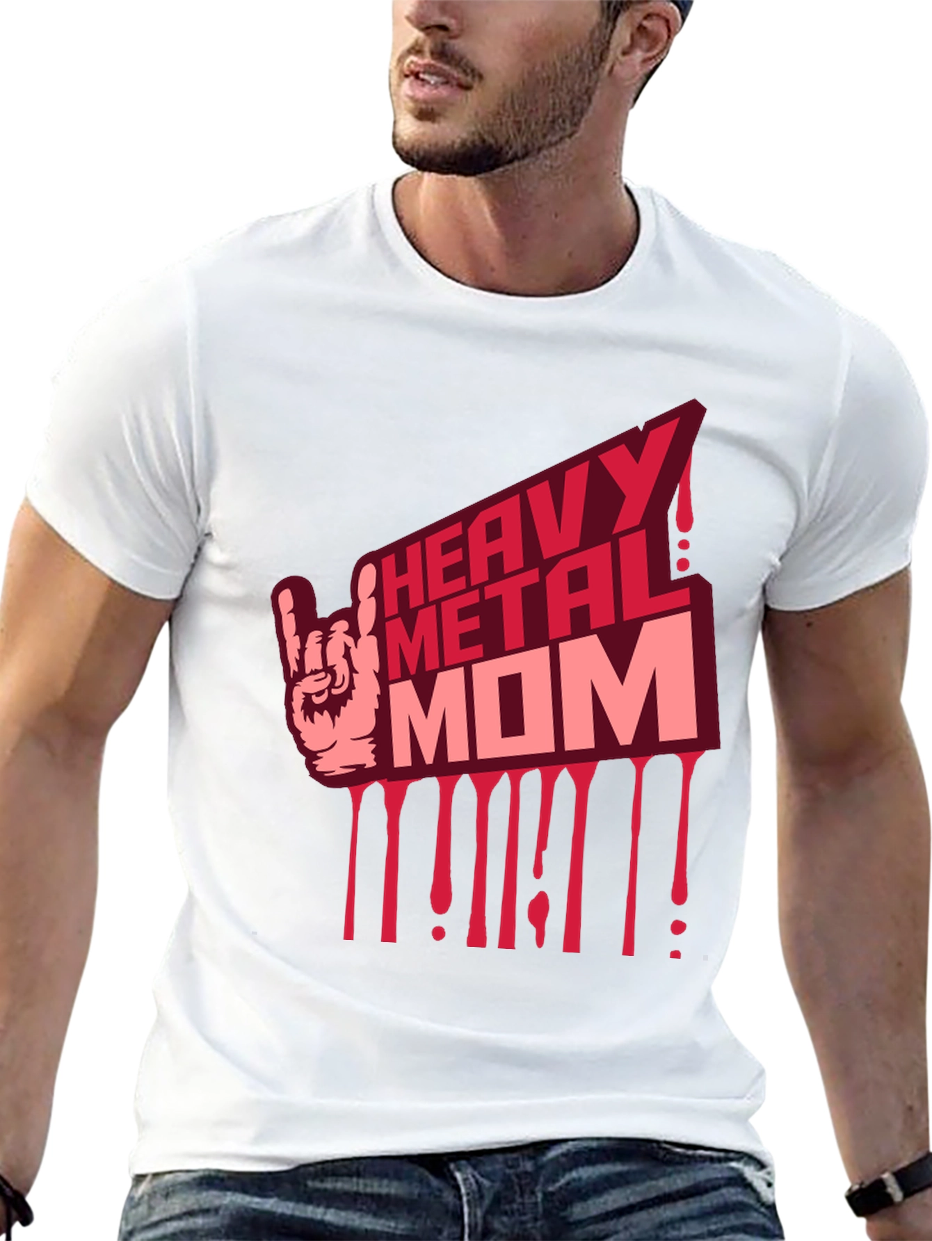 Heavy Metal Mom Graphic T-Shirt