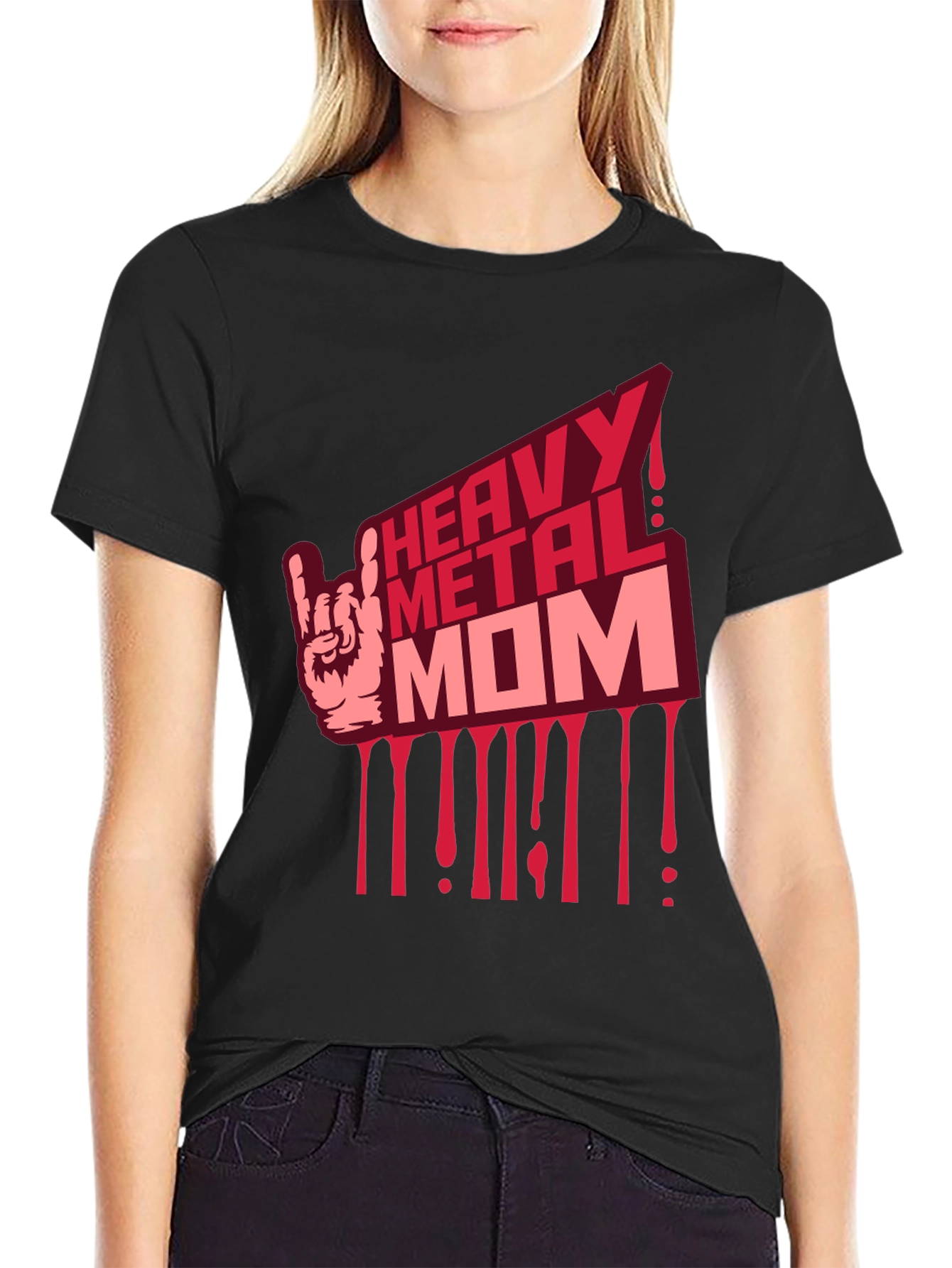 Heavy Metal Mom Graphic T-Shirt