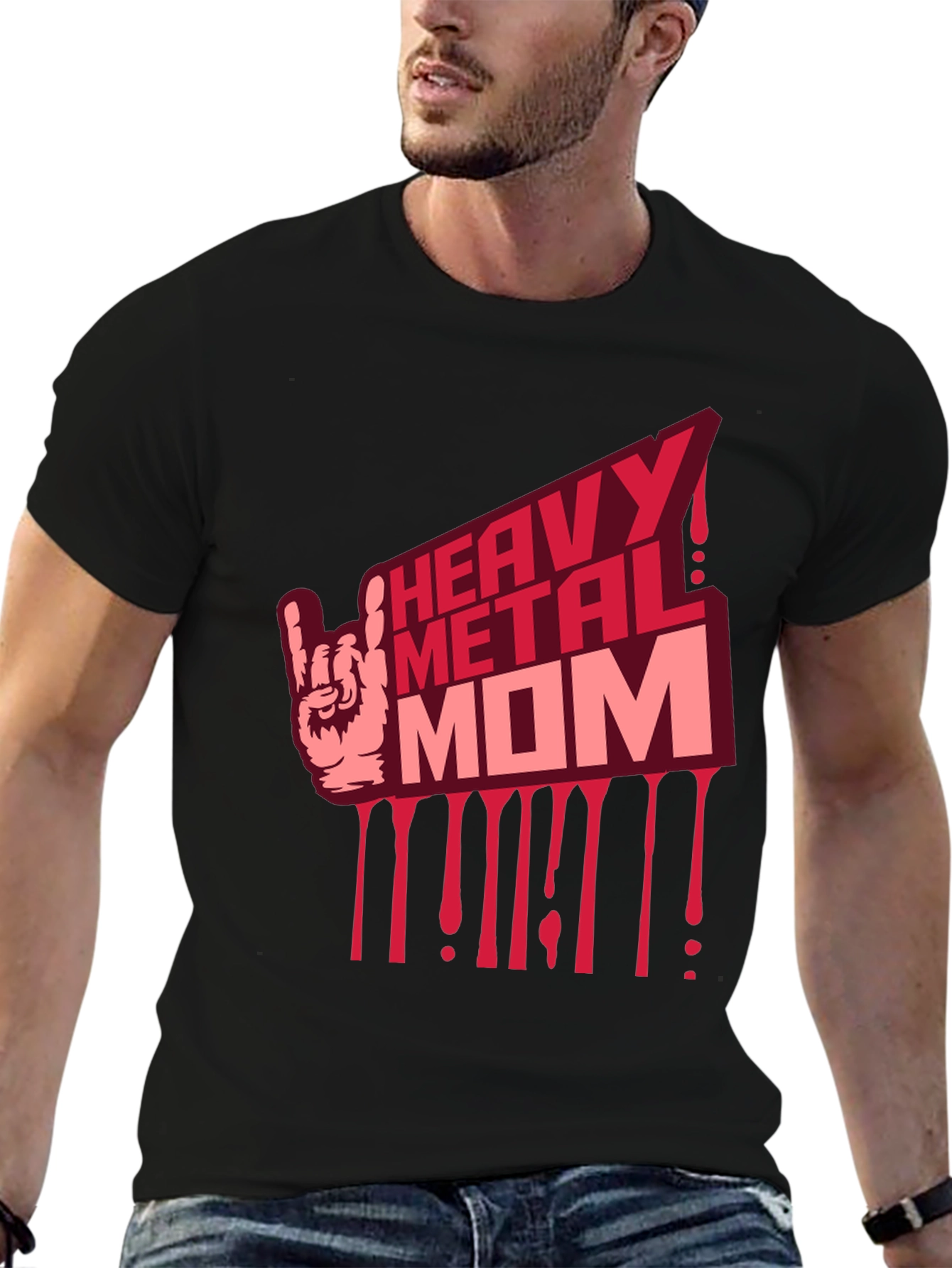 Heavy Metal Mom Graphic T-Shirt