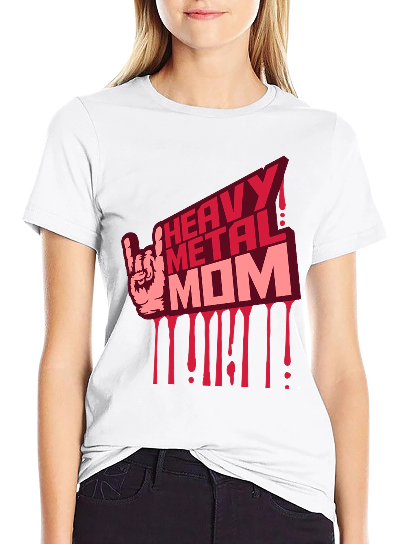Heavy Metal Mom Graphic T-Shirt