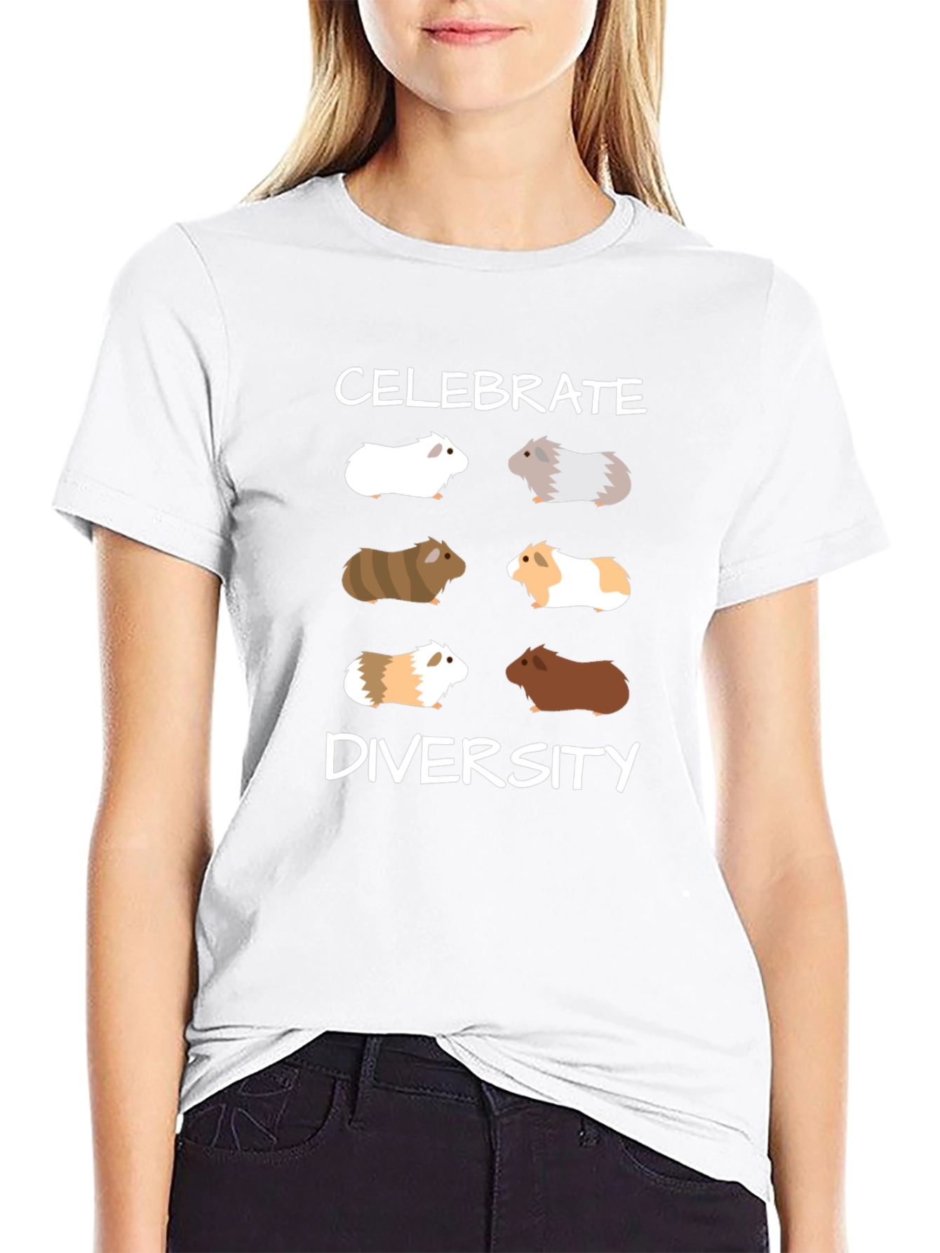 Celebrate Diversity Guinea Pig Graphic Tee