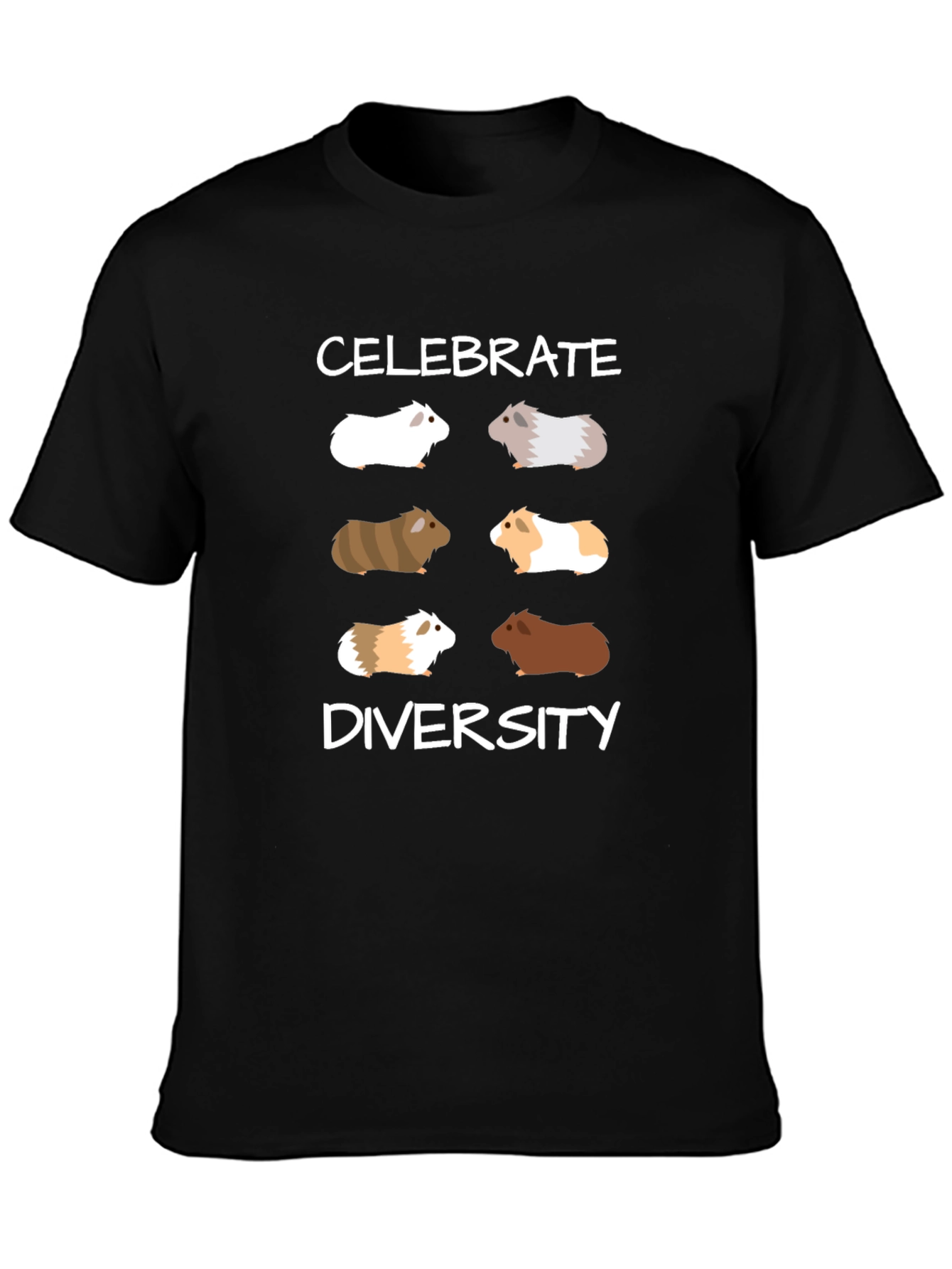 Celebrate Diversity Guinea Pig Graphic Tee