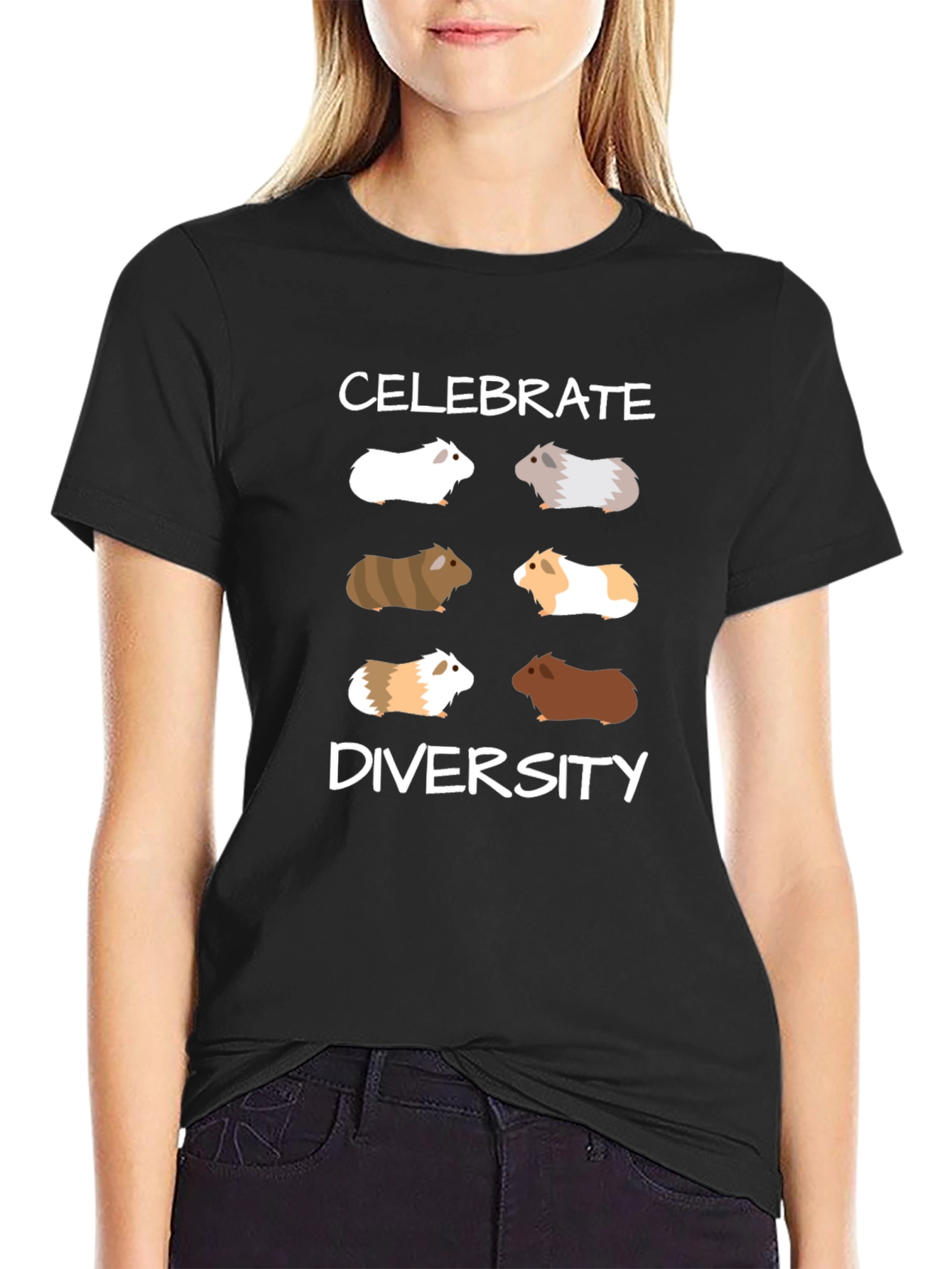 Celebrate Diversity Guinea Pig Graphic Tee