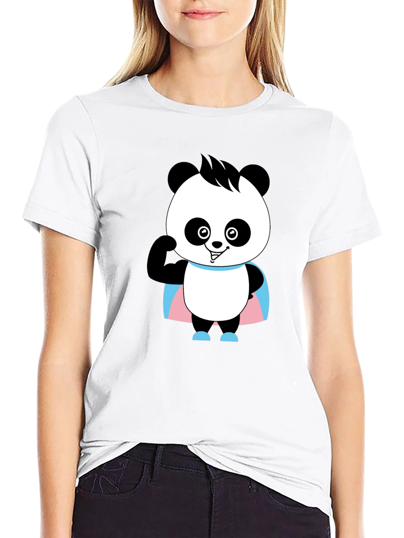 Panda Trans Pride T-Shirt - Super Cute!