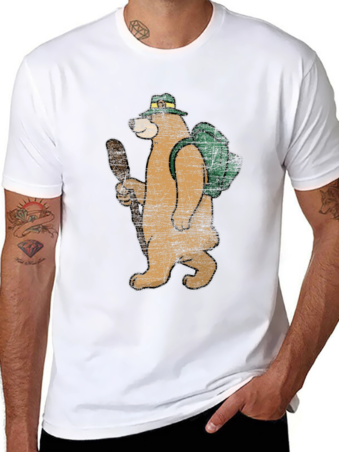 Bear Hiker T-Shirt - Adventure Ready