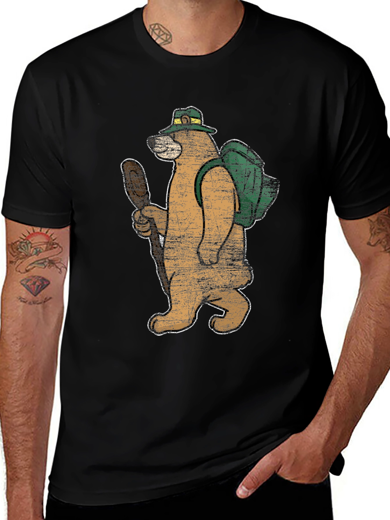 Bear Hiker T-Shirt - Adventure Ready
